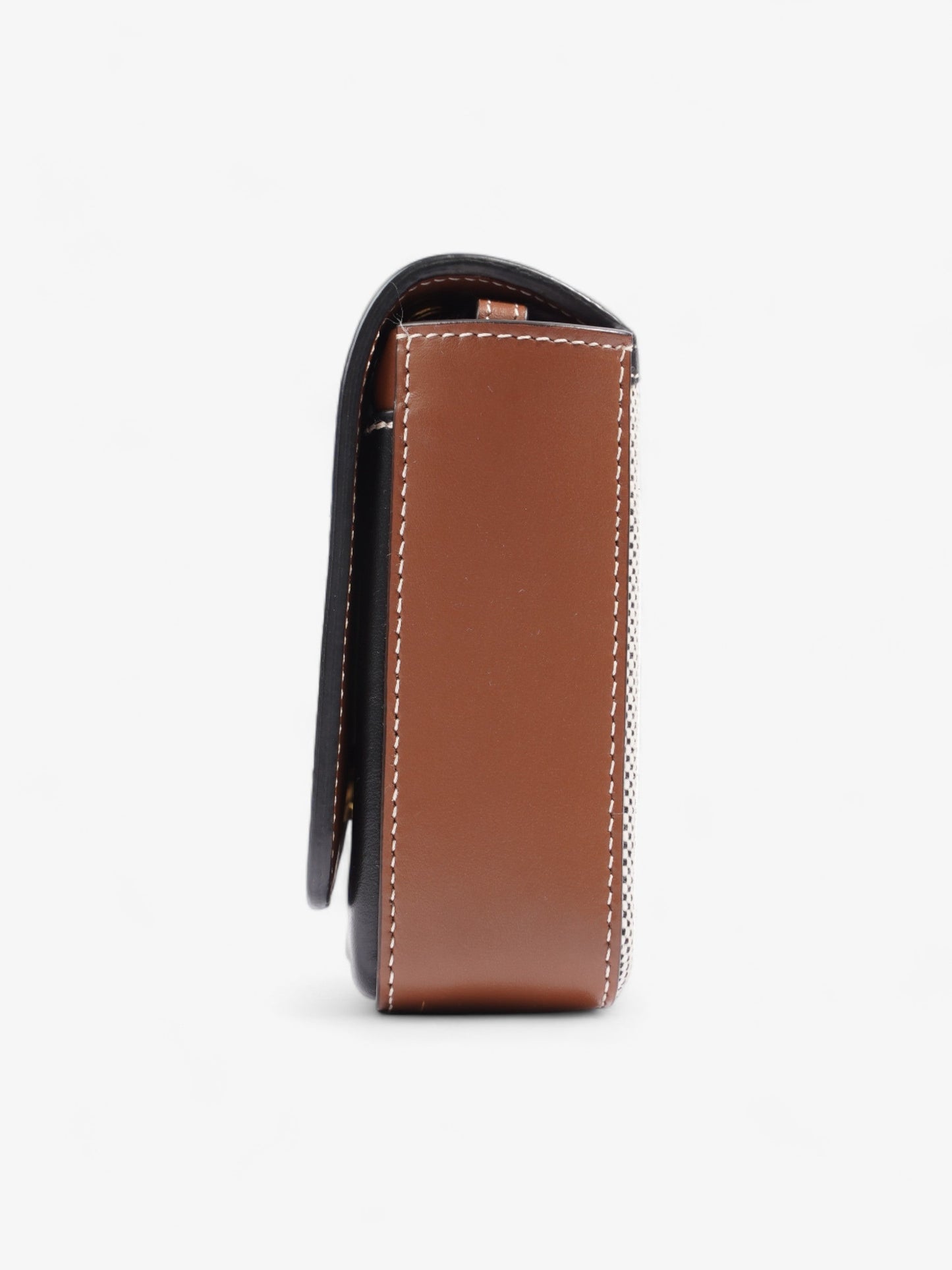 Burberry Horseferry Print Grey / Black / Brown  Leather