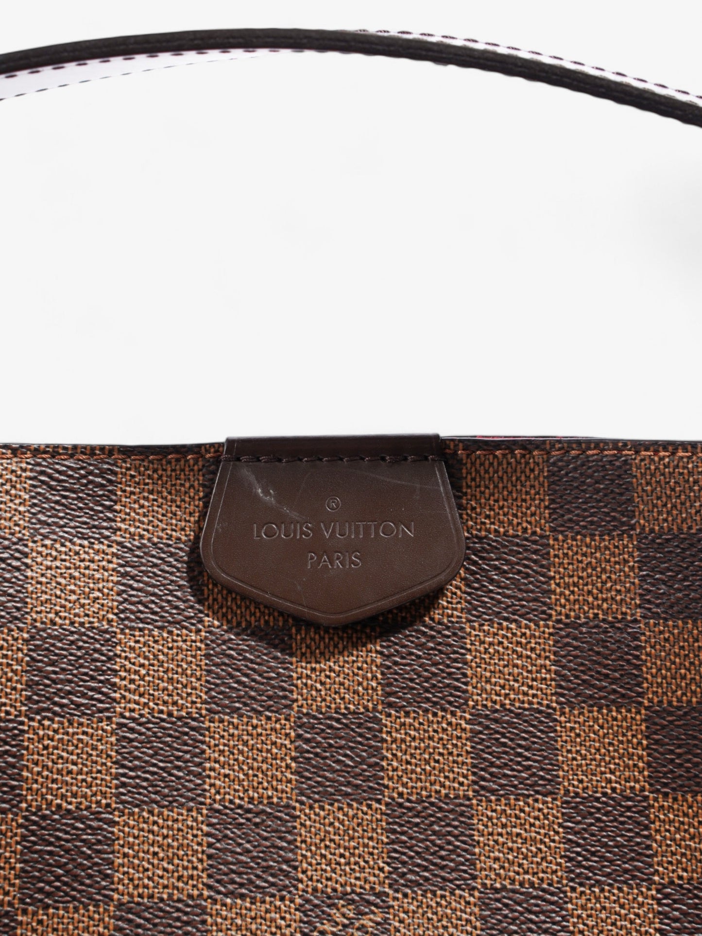 Louis Vuitton Graceful Damier Ebene Coated Canvas MM