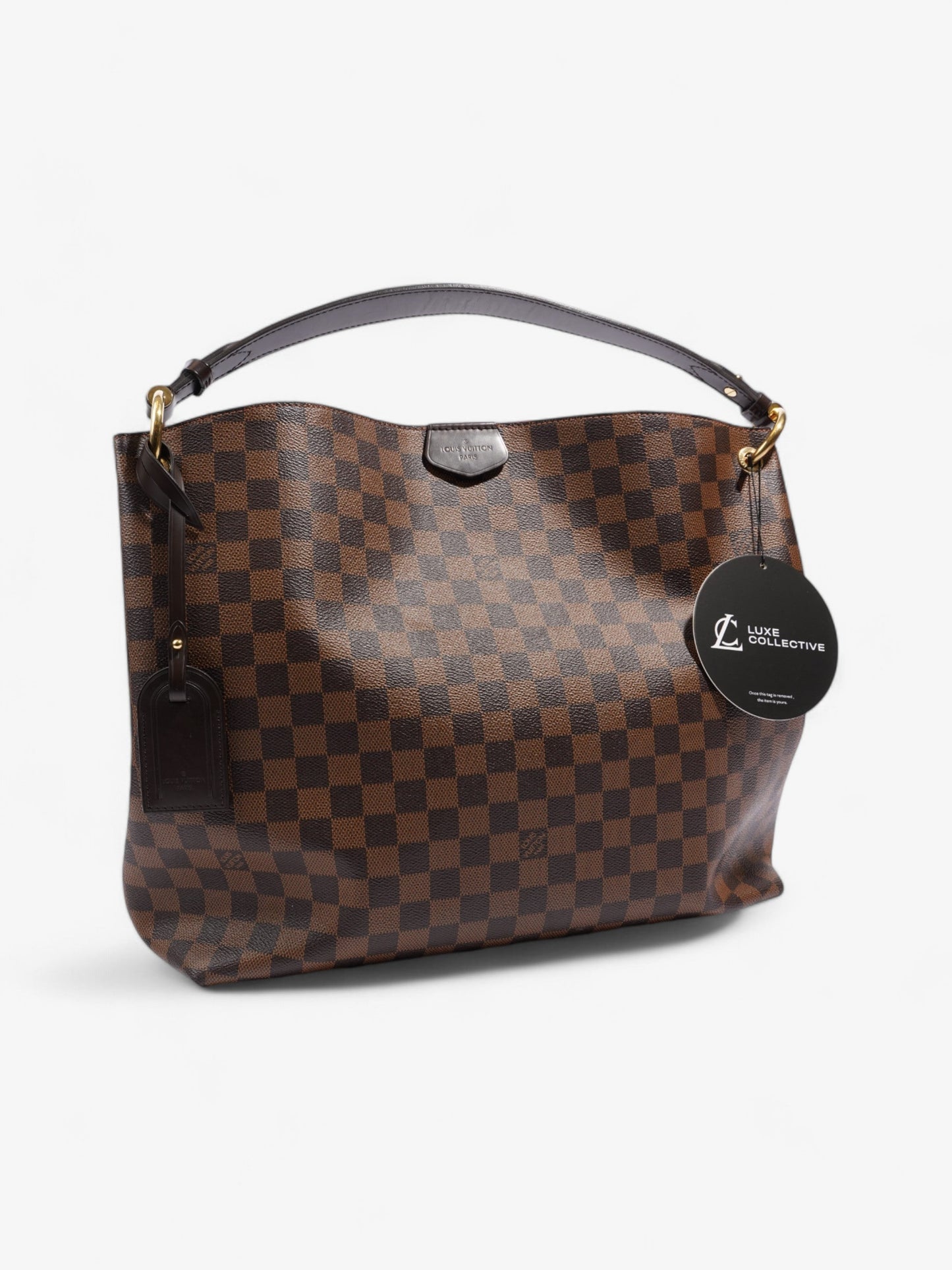Louis Vuitton Graceful Damier Ebene Coated Canvas MM
