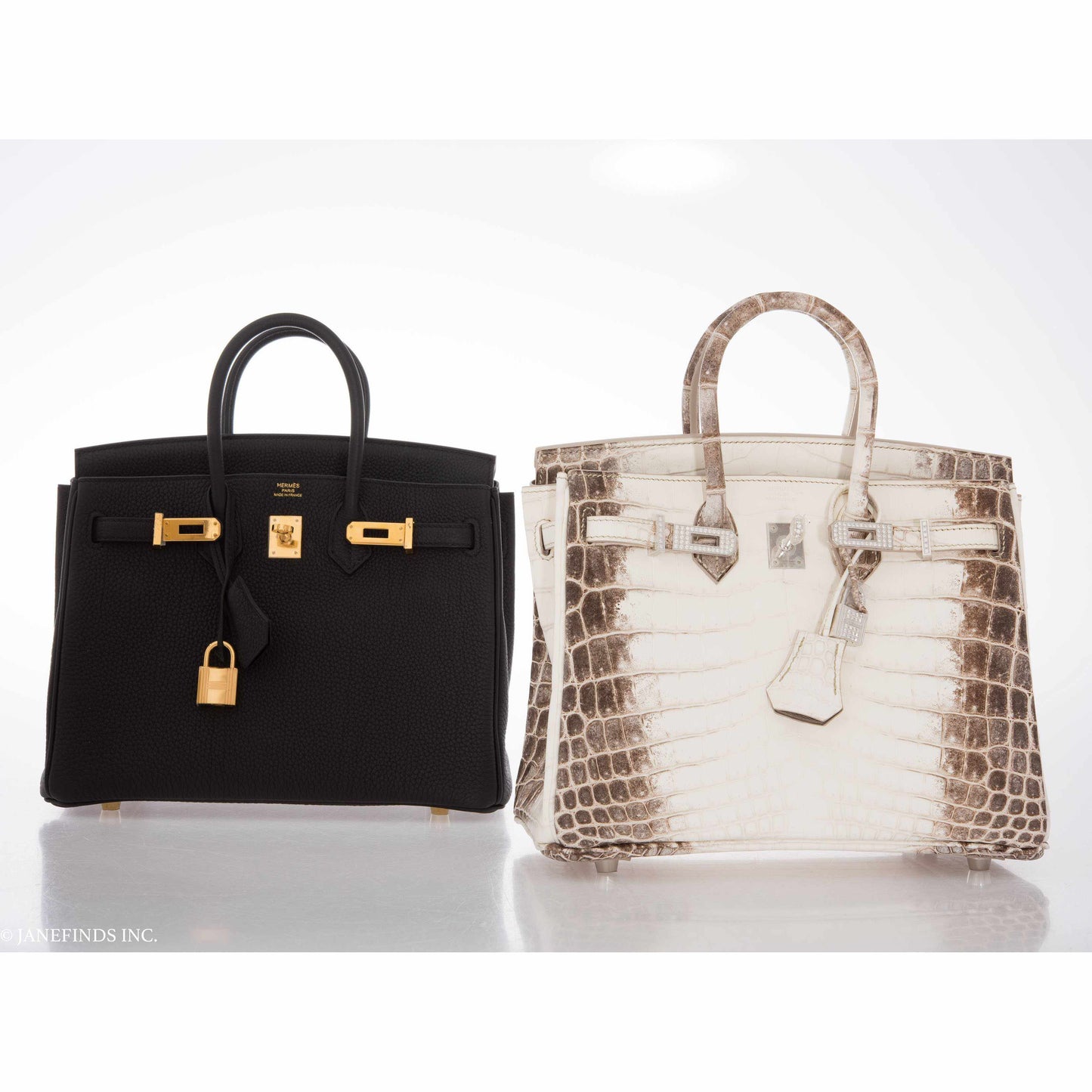 HermÃƒÆ’Ã‚Â¨s Birkin 25 Black Togo Gold Hardware