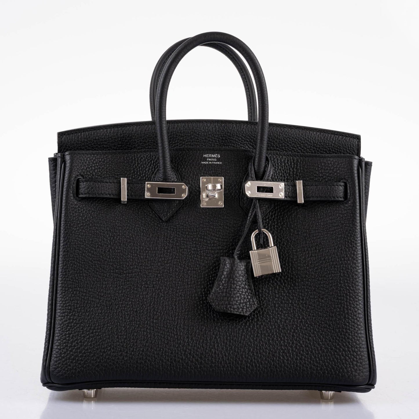 HermÃƒÆ’Ã‚Â¨s Birkin 25 Black Togo with Palladium Hardware - 2021, Z