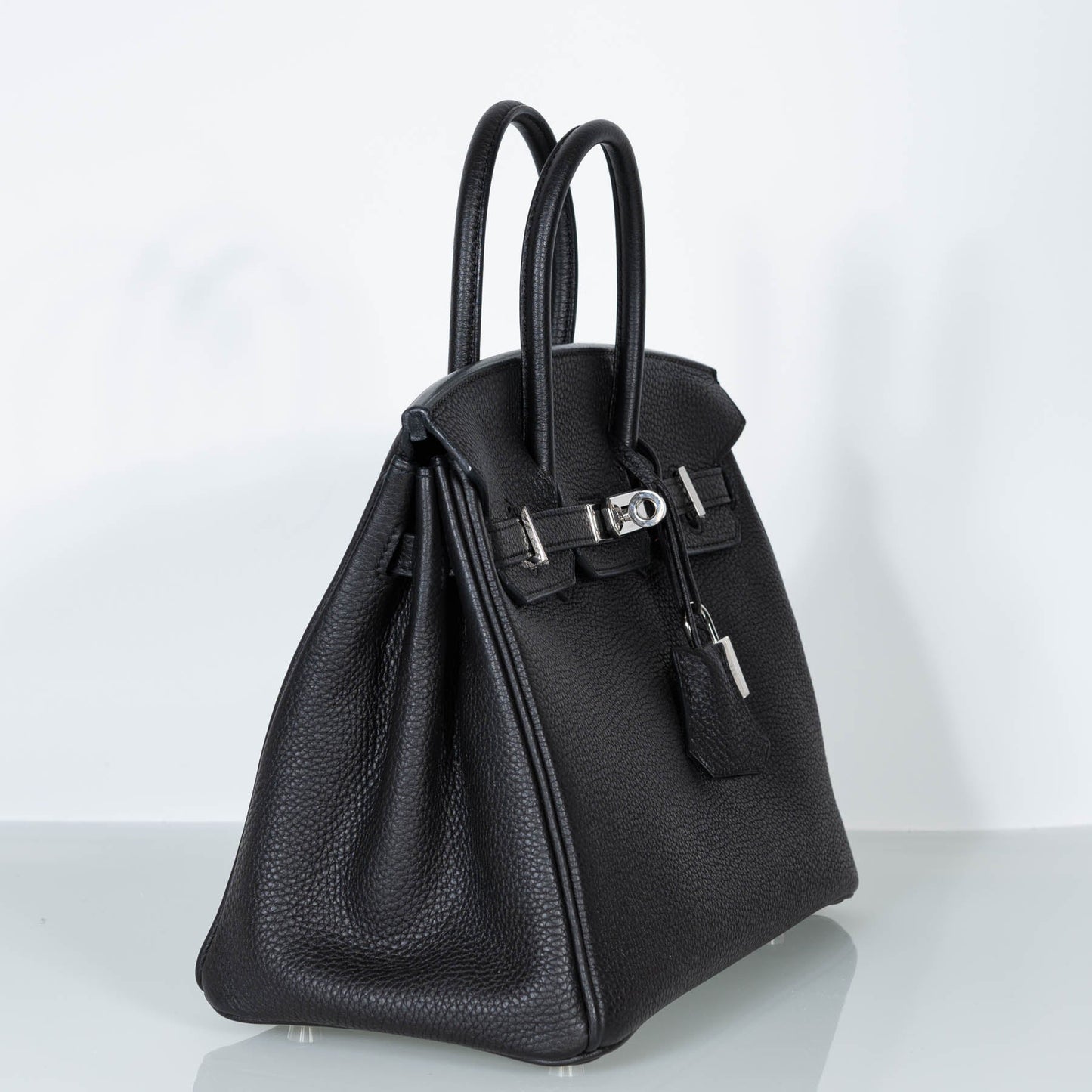 HermÃƒÆ’Ã‚Â¨s Birkin 25 Black Togo with Palladium Hardware