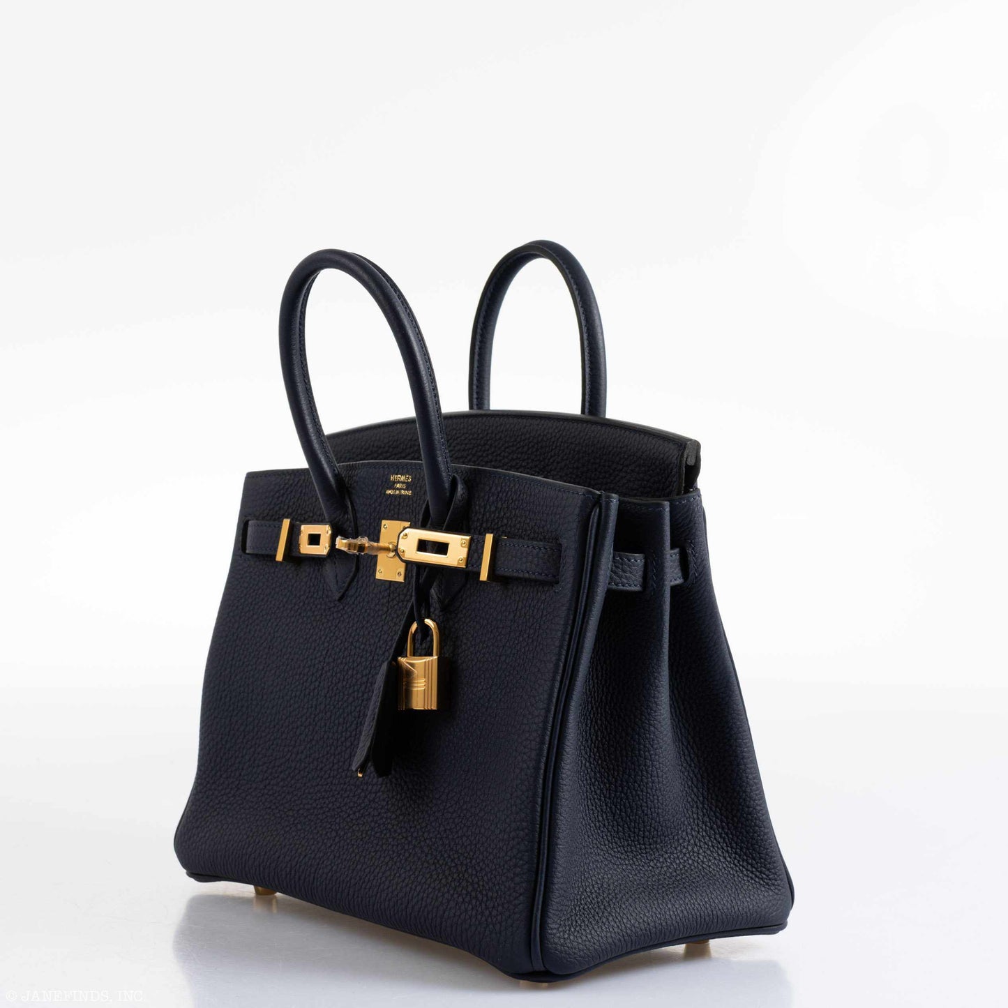 HermÃƒÆ’Ã‚Â¨s Birkin 25 Bleu Nuit Togo Gold Hardware - 2019, D