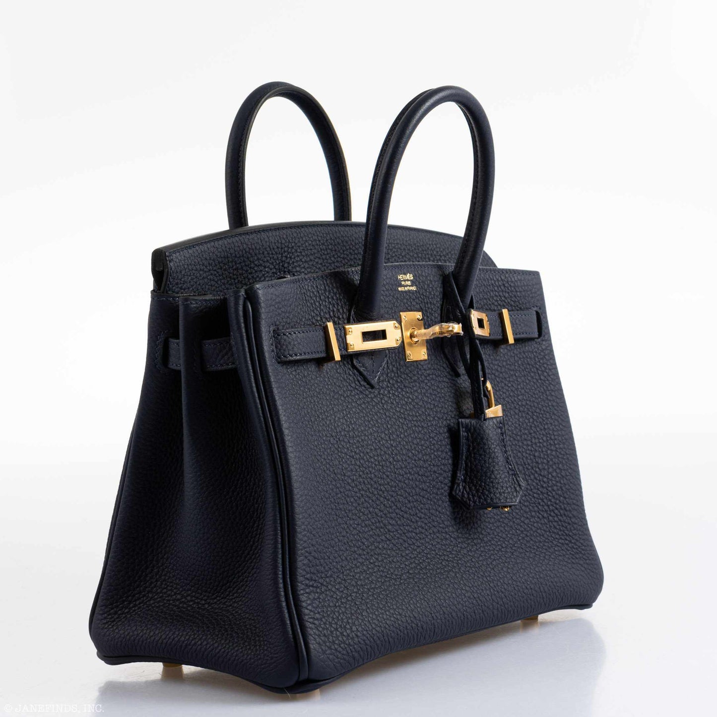 HermÃƒÆ’Ã‚Â¨s Birkin 25 Bleu Nuit Togo Gold Hardware - 2019, D