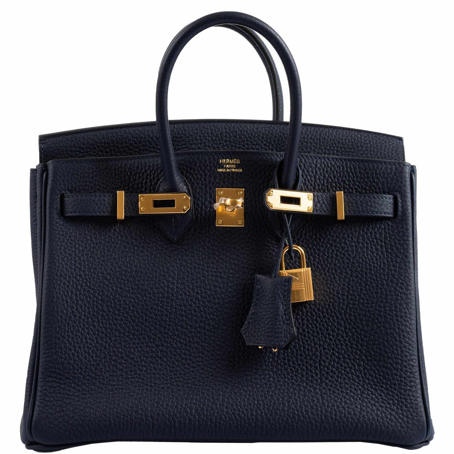 HermÃƒÆ’Ã‚Â¨s Birkin 25 Bleu Nuit Togo Gold Hardware - 2019, D