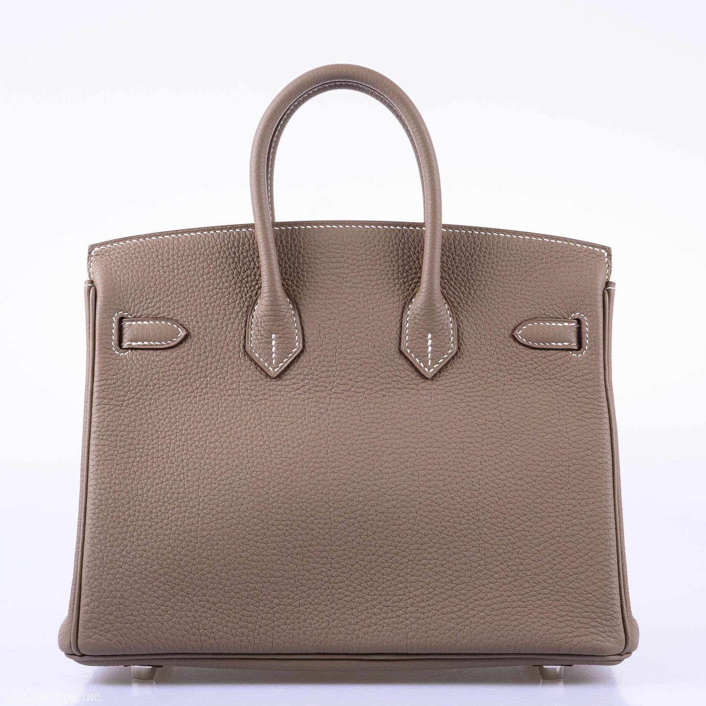 HermÃƒÆ’Ã‚Â¨s Birkin 25 Etoupe Togo Palladium Hardware - 2019, D