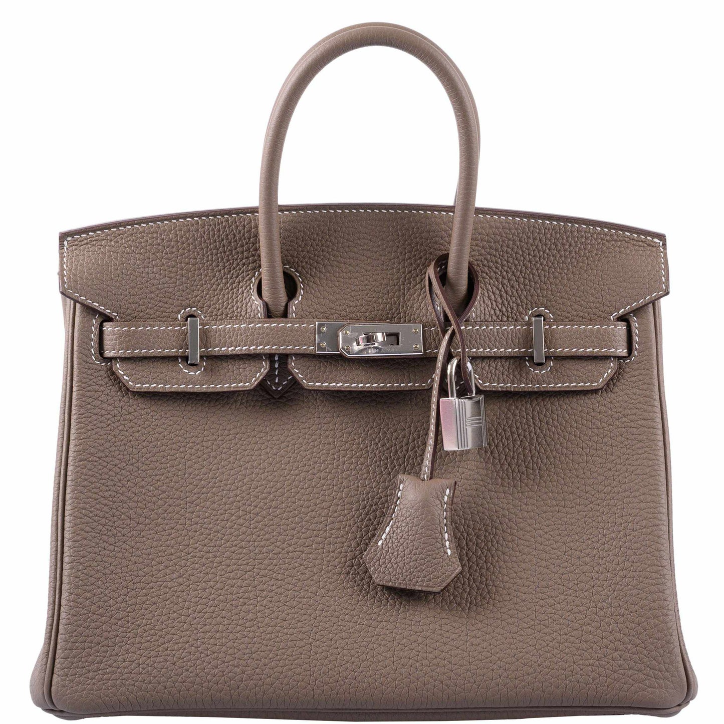 HermÃƒÆ’Ã‚Â¨s Birkin 25 Etoupe Togo Palladium Hardware - 2019, D