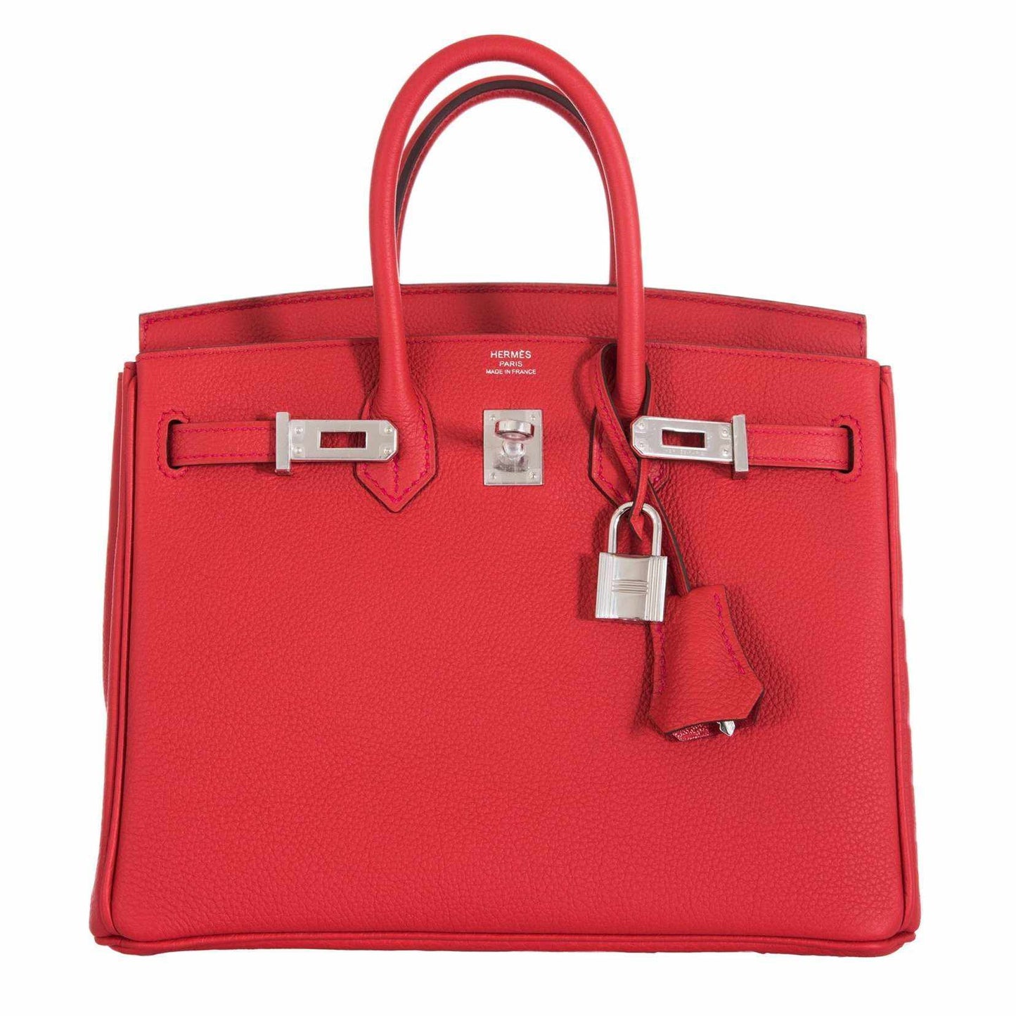 HermÃƒÆ’Ã‚Â¨s Birkin 25Ãƒâ€šÃ‚Â Geranium Togo Palladium Hardware