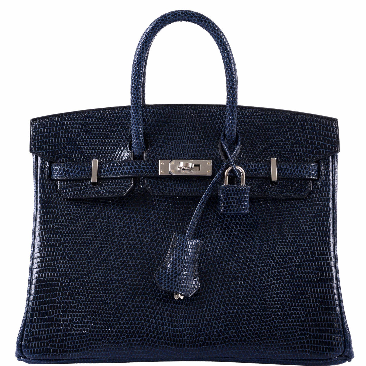 HermÃƒÆ’Ã‚Â¨s Birkin 25 Indigo Lizard Palladium Hardware - 2019