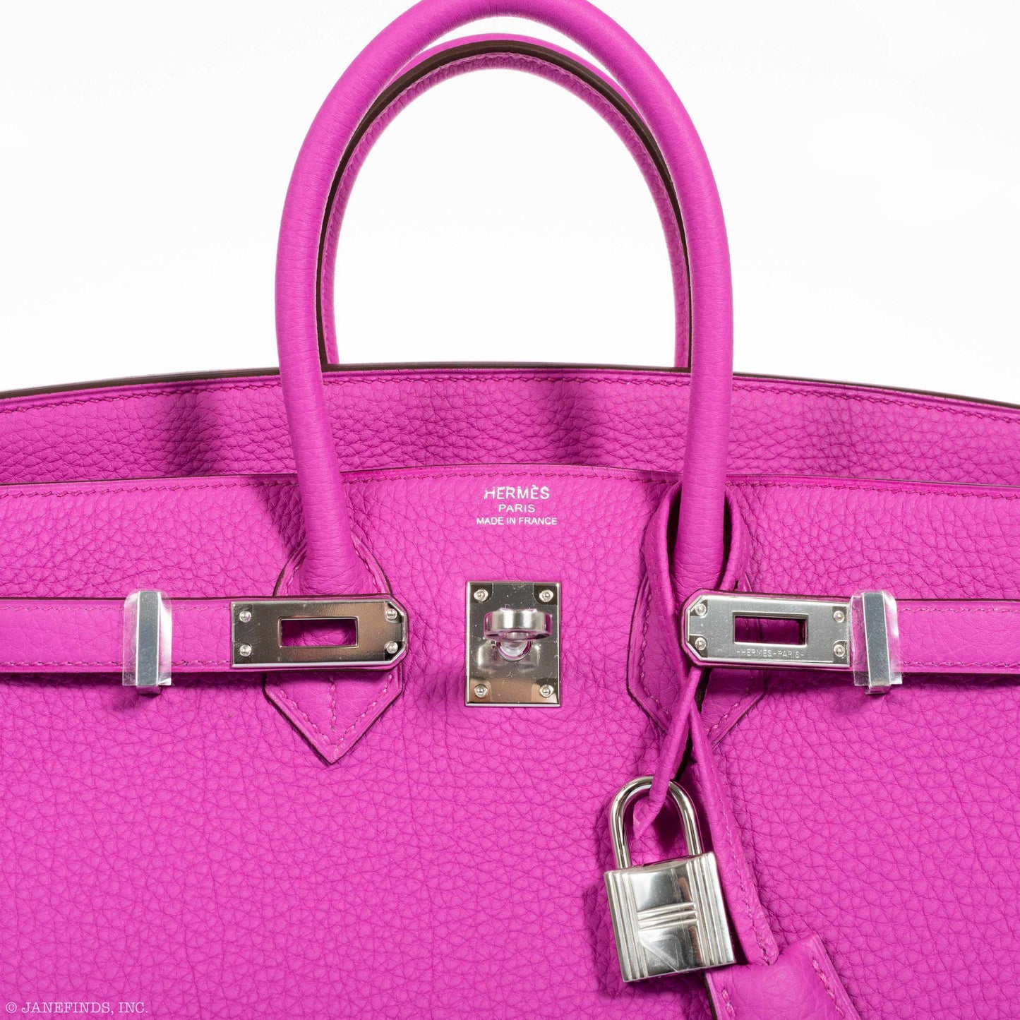 HermÃƒÆ’Ã‚Â¨s Birkin 25 Magnolia Togo Palladium Hardware - 2018, C