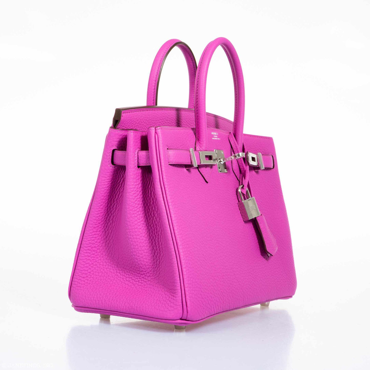 HermÃƒÆ’Ã‚Â¨s Birkin 25 Magnolia Togo Palladium Hardware