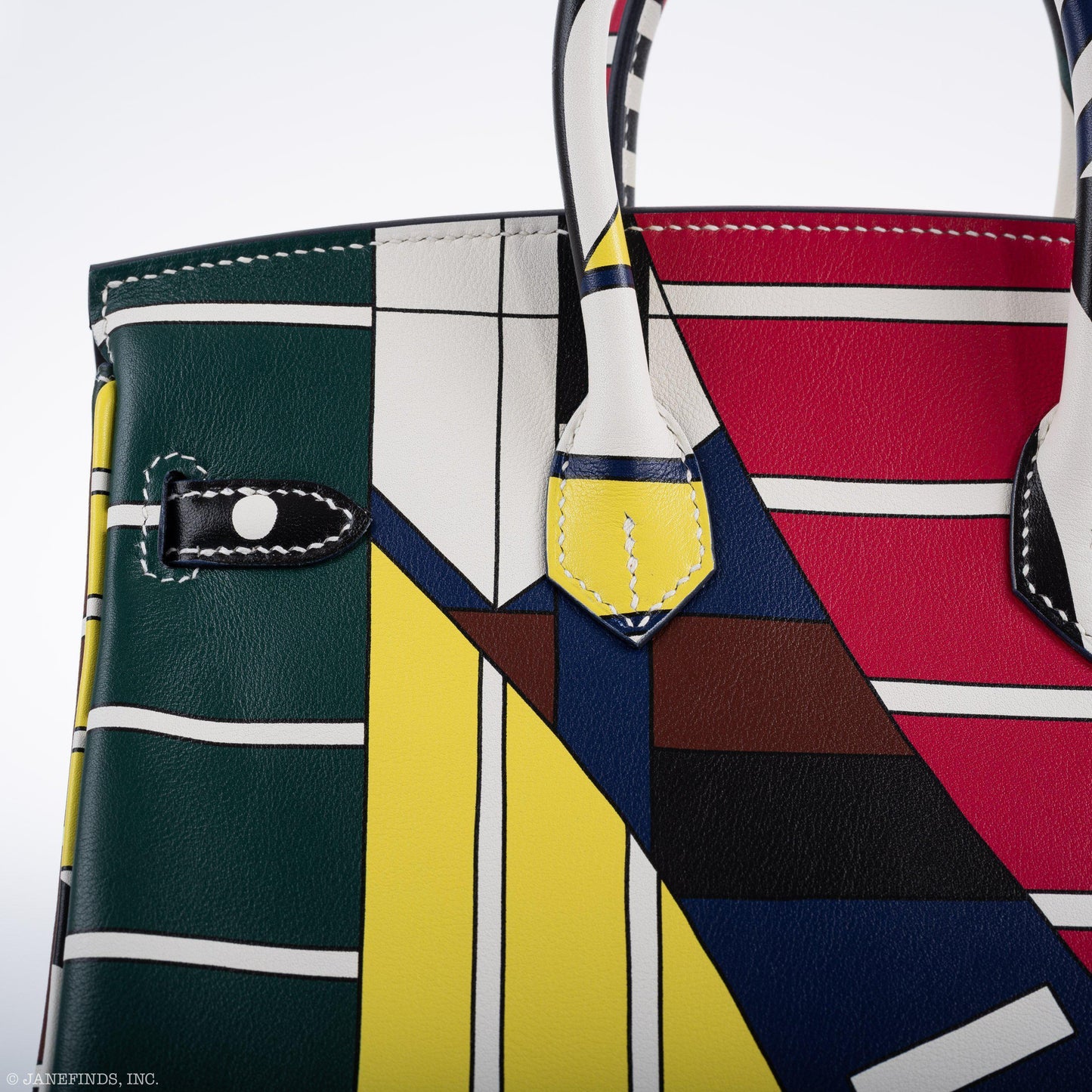 HermÃƒÆ’Ã‚Â¨s Birkin 25 "One Two Three And Away We Go!" Limited Edition By Nigel Peak Multicolor Swift Leather - 2018, C