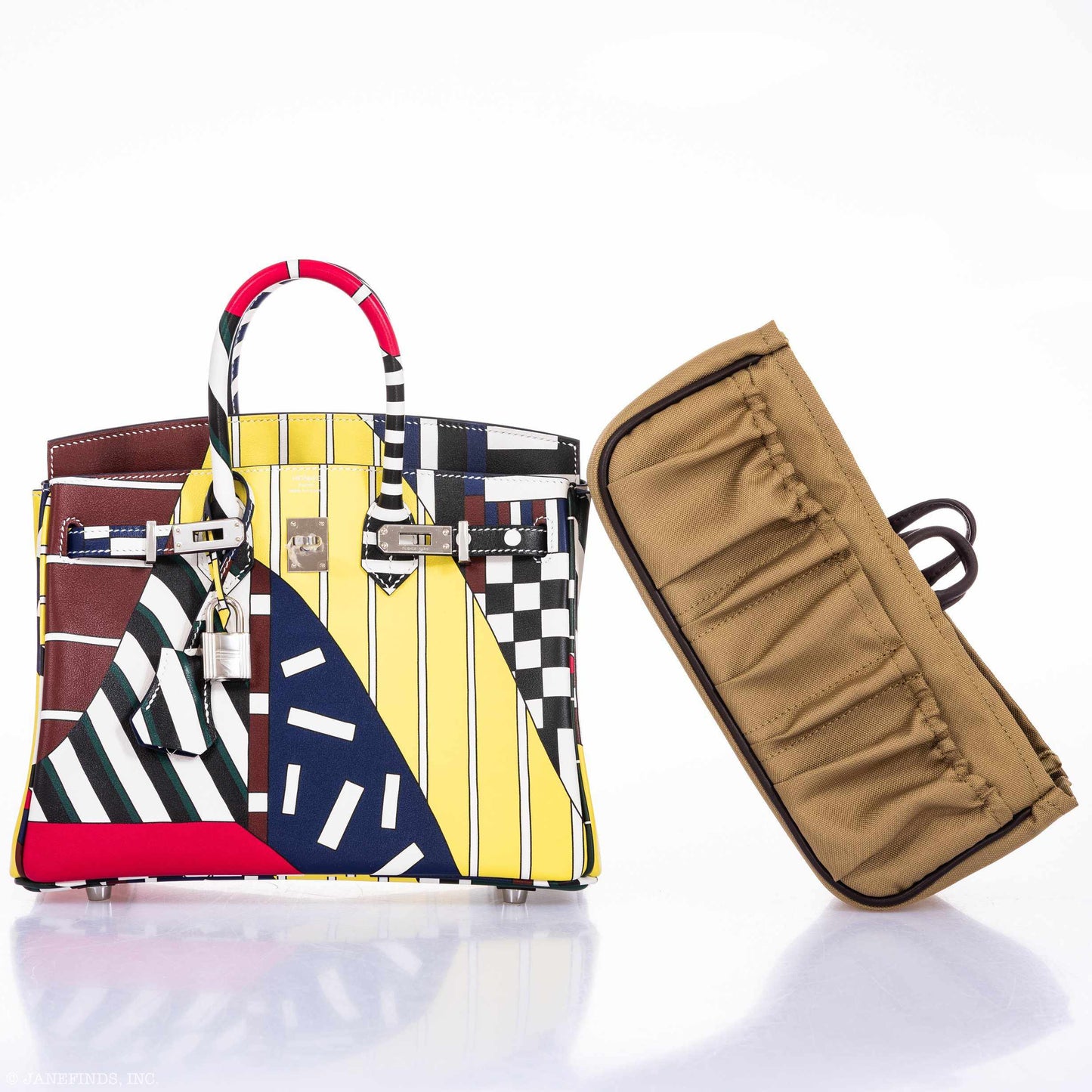 HermÃƒÆ’Ã‚Â¨s Birkin 25 "One Two Three And Away We Go!" Limited Edition By Nigel Peak Multicolor Swift Leather - 2018, C