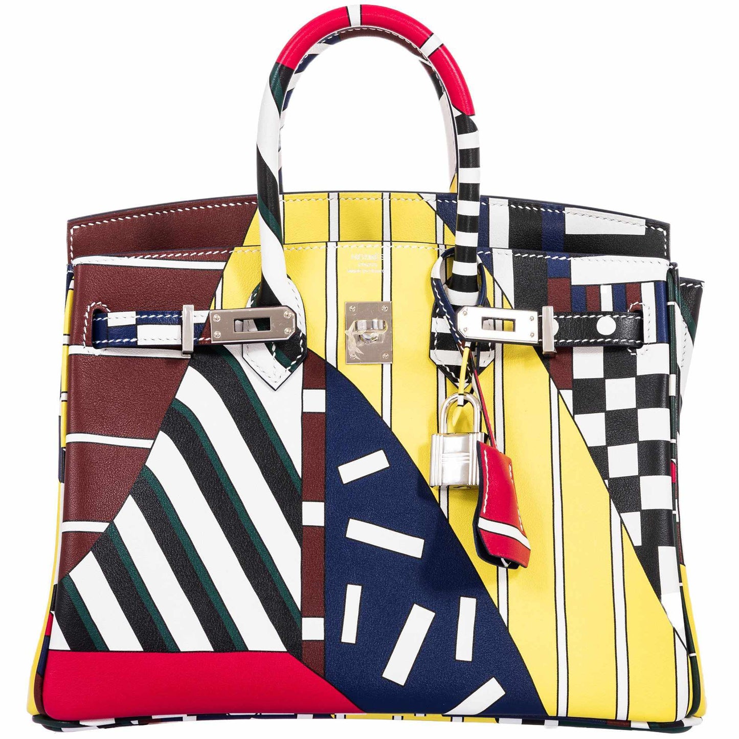 HermÃƒÆ’Ã‚Â¨s Birkin 25 "One Two Three And Away We Go!" Limited Edition By Nigel Peak Multicolor Swift Leather - 2018, C