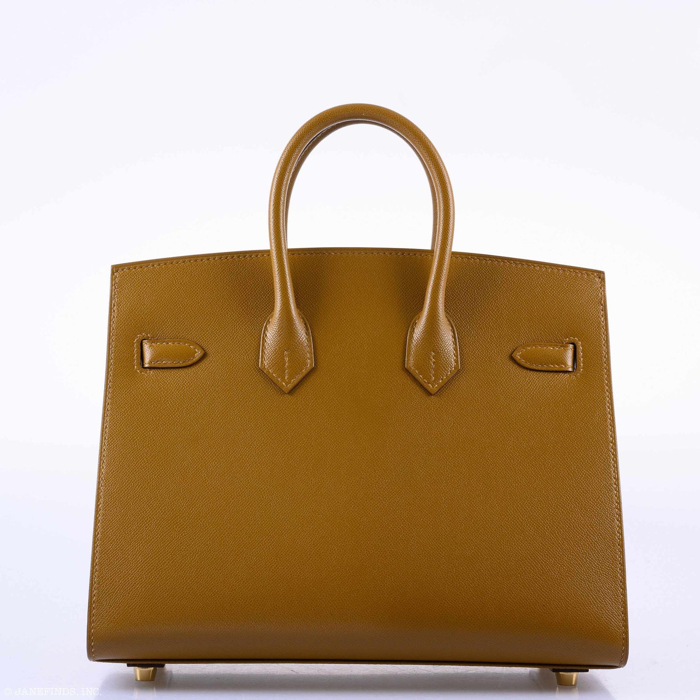 HermÃƒÆ’Ã‚Â¨s Birkin 25 Sellier Bronze Dore Madame Grain Gold Hardware