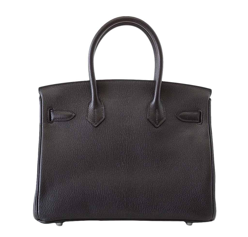 HermÃƒÆ’Ã‚Â¨s Birkin 30 Bag Black Chevre PHW