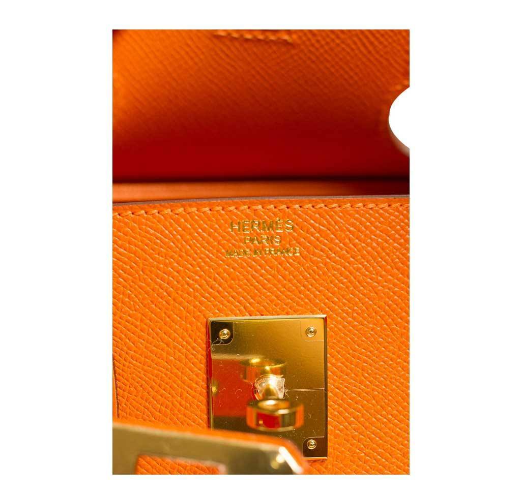 HermÃƒÆ’Ã‚Â¨s Birkin 30 Bag Orange GHW