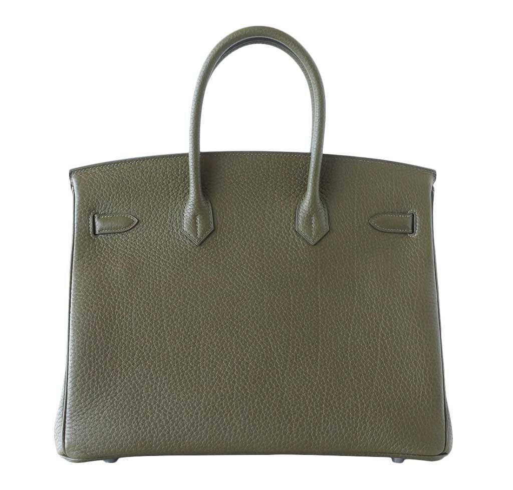 HermÃƒÆ’Ã‚Â¨s Birkin 35 Vert Veronese Fjord Bag