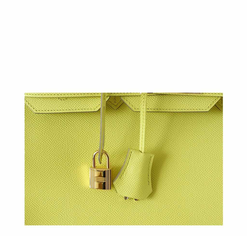 HermÃƒÆ’Ã‚Â¨s Birkin 35 Souffre Yellow Bag