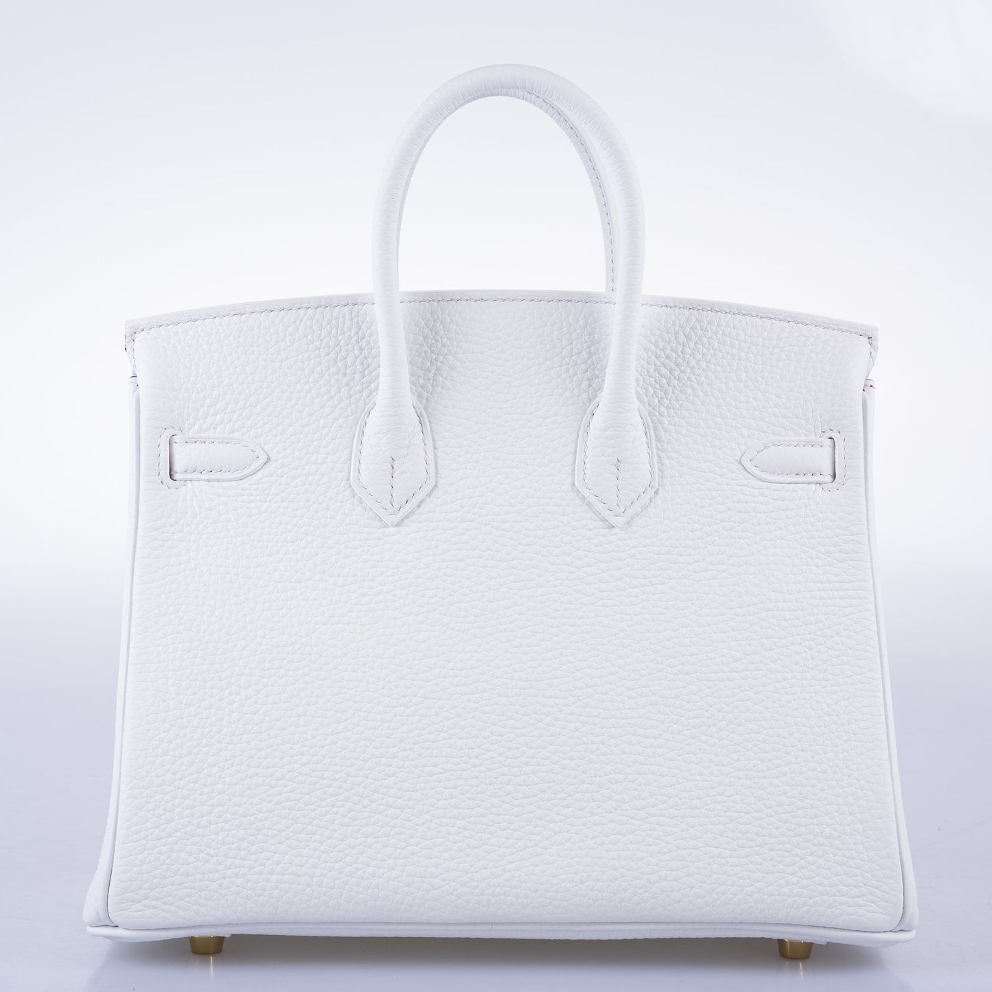 HermÃƒÆ’Ã‚Â¨s HSS Birkin 25 White Togo and Rose Pourpre Interior with Brushed Gold Hardware - 2021, Z