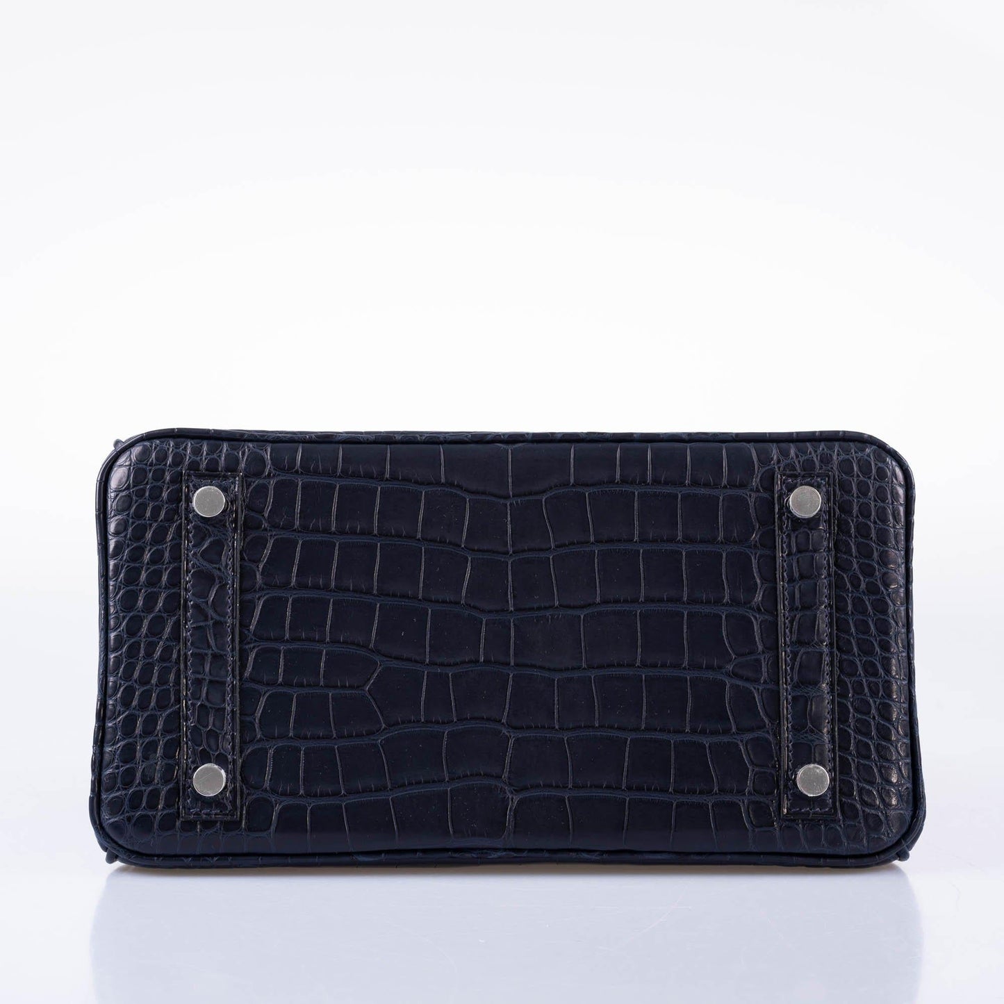 HermÃƒÆ’Ã‚Â¨s Verso Birkin 25 Blue Marine Matte Alligator & Rose Scheherazade with Palladium Hardware - 2019, D