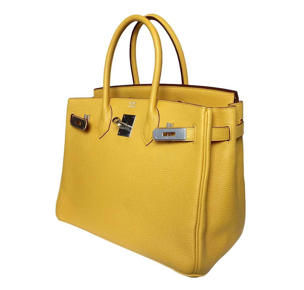 HermÃƒÆ’Ã‚Â¨s Birkin 30 Soleil Yellow Bag