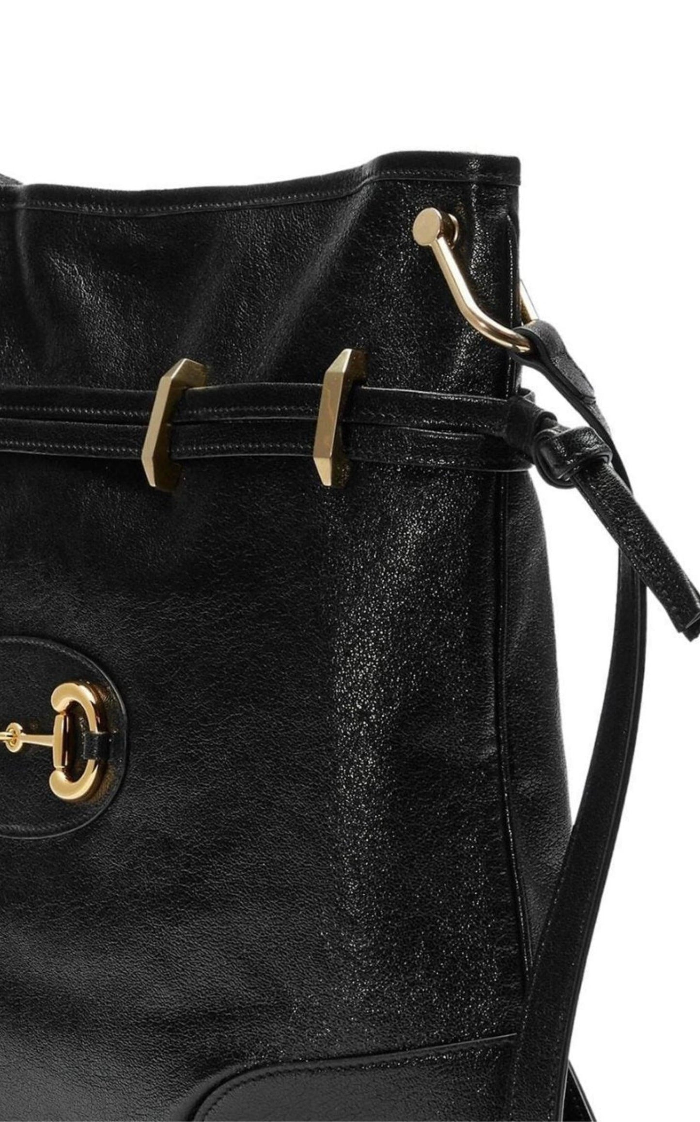 Horsebit Messenger Leather Bag