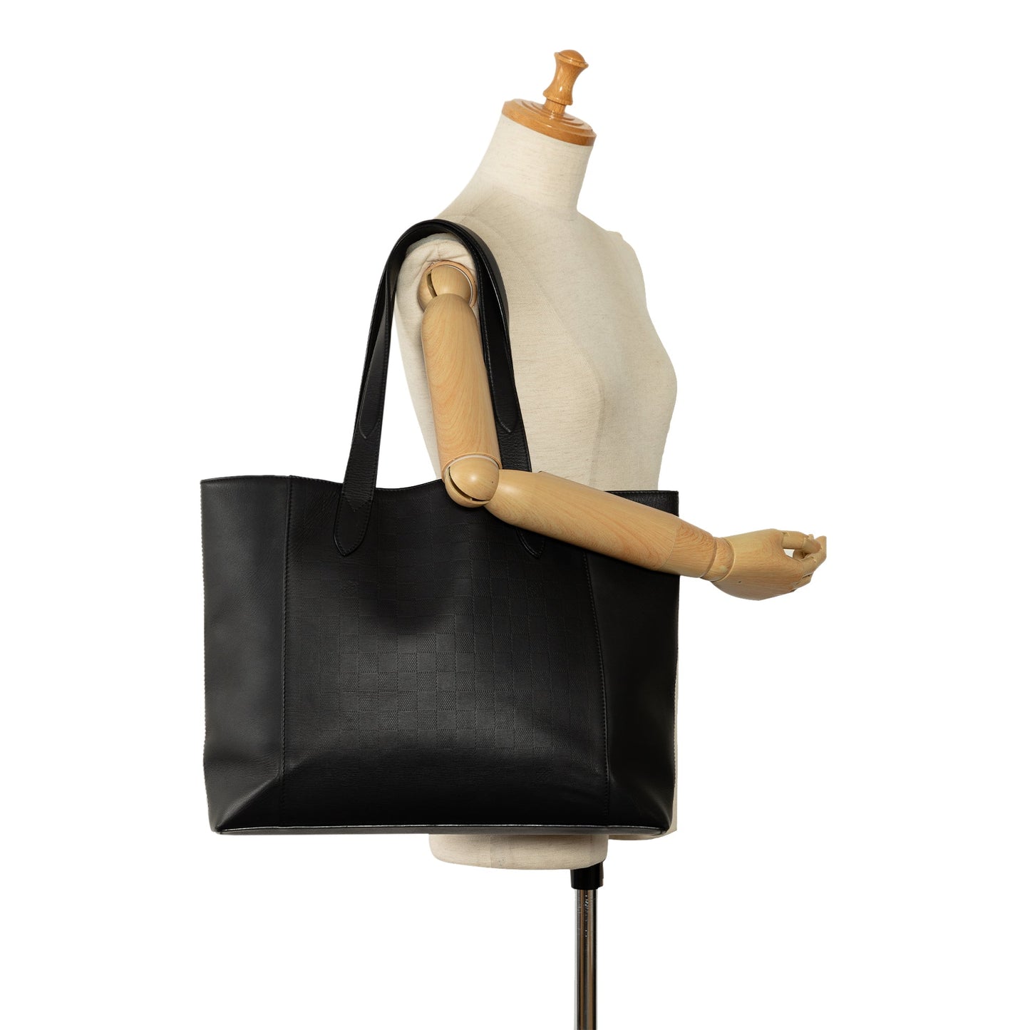 Black Louis Vuitton Damier Infini Cabas Voyage Tote Bag