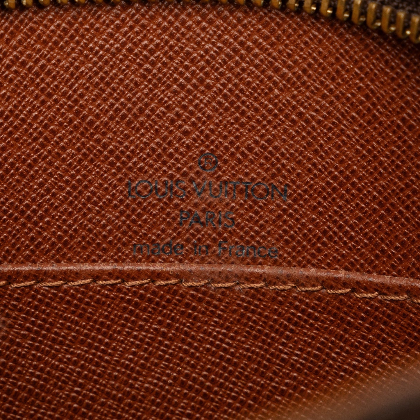 Brown Louis Vuitton Monogram Drouot Crossbody Bag