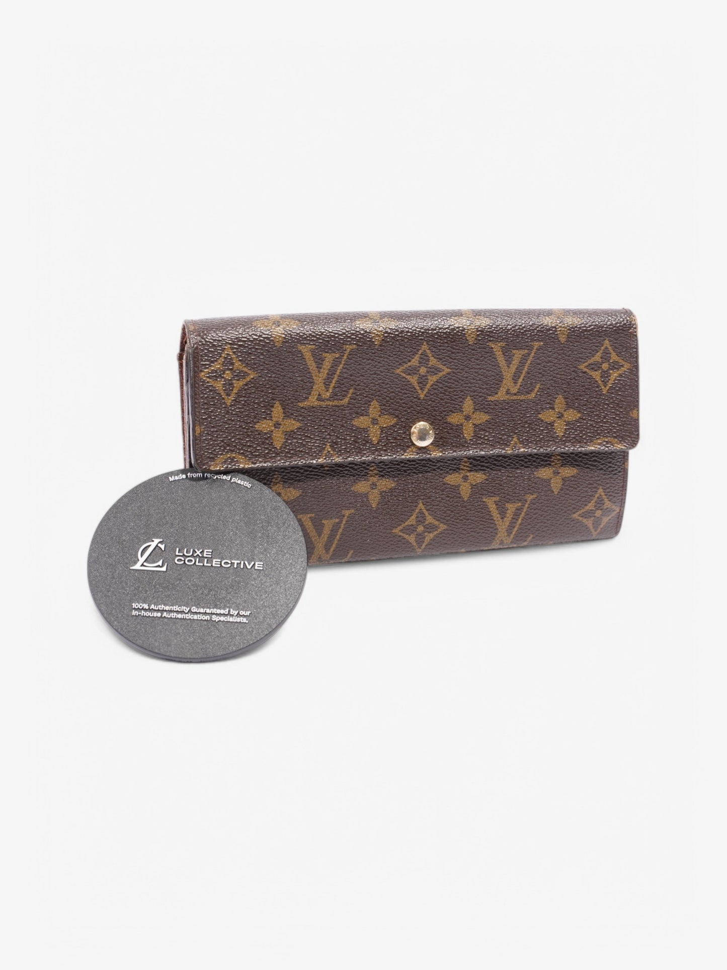 Louis Vuitton Sarah Wallet Monogram Coated Canvas