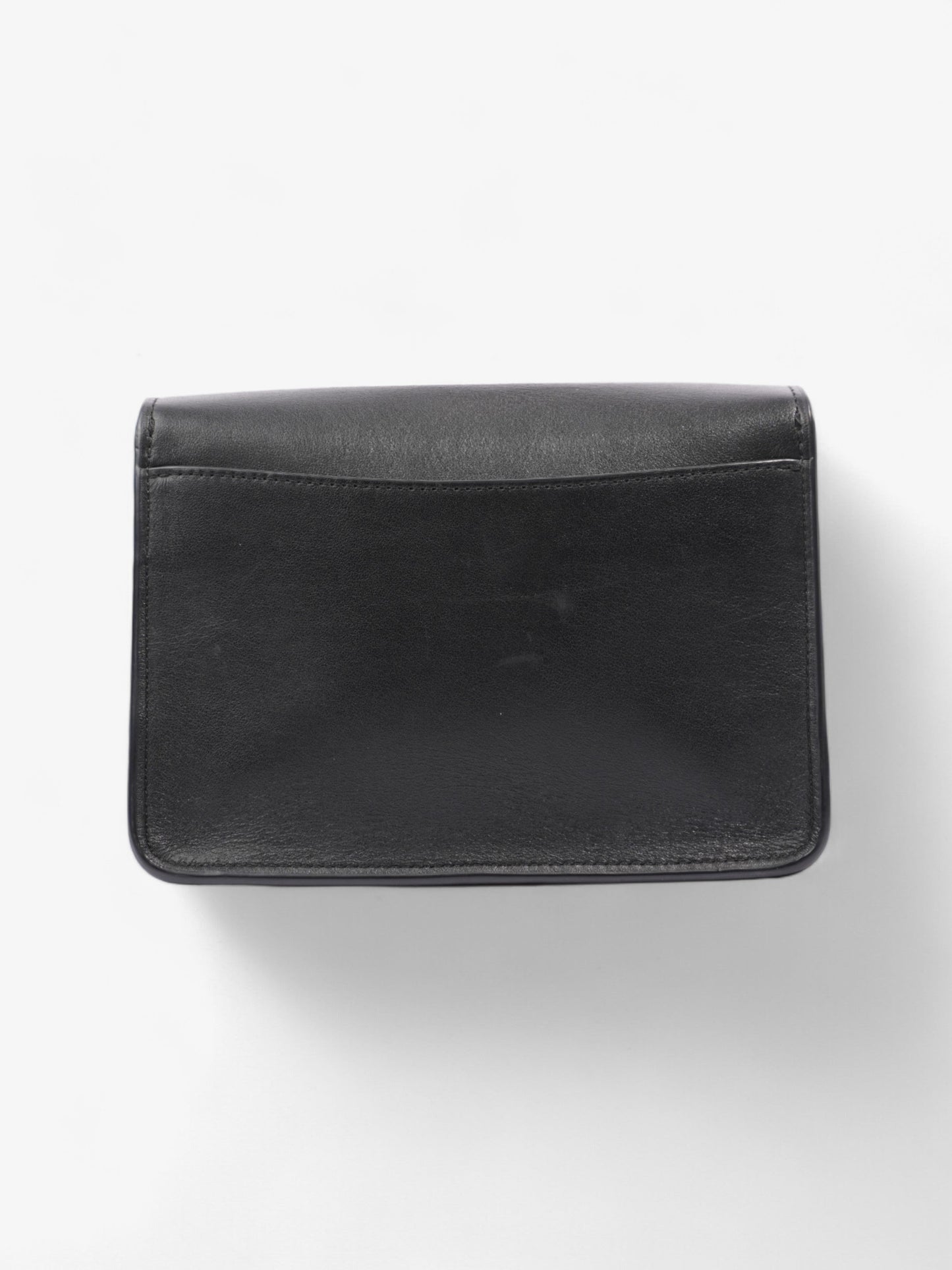 Coach Turnlock Black Leather Small