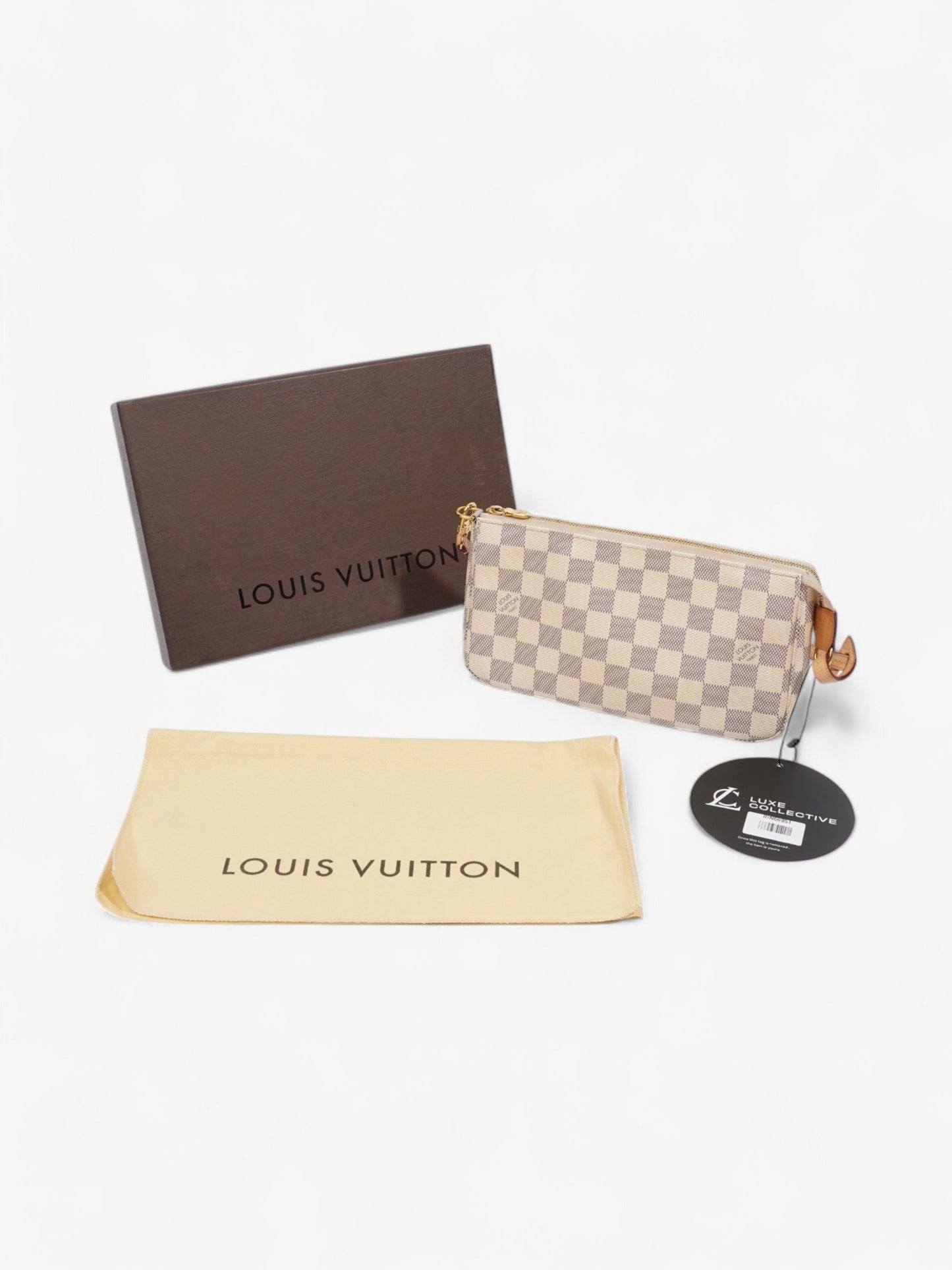 Louis Vuitton Pochette Accessoires Damier Azur Coated Canvas