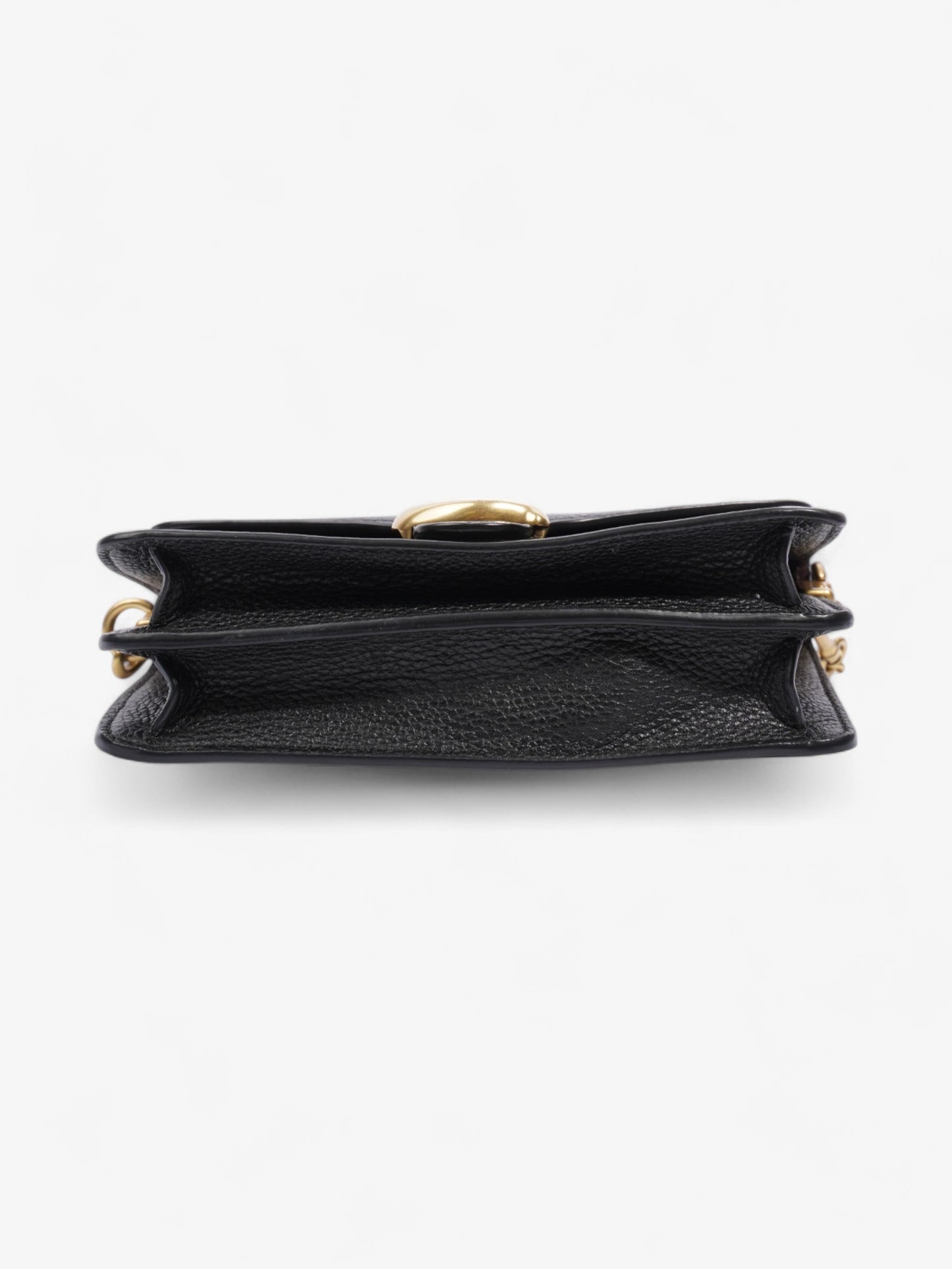 Coach Tabby Chain Black Grained Leather