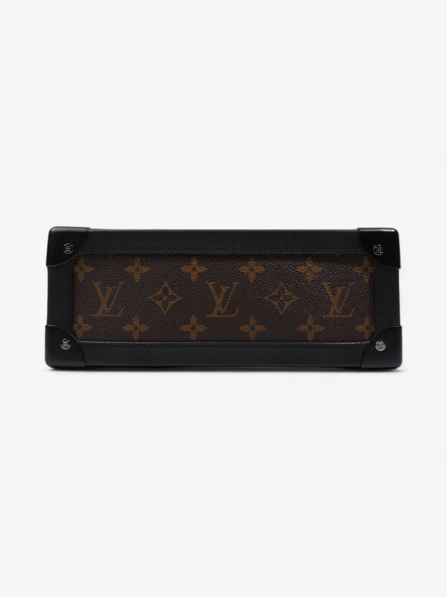 Louis Vuitton Soft Trunk Monogram / Black / Neon Orange Coated Canvas