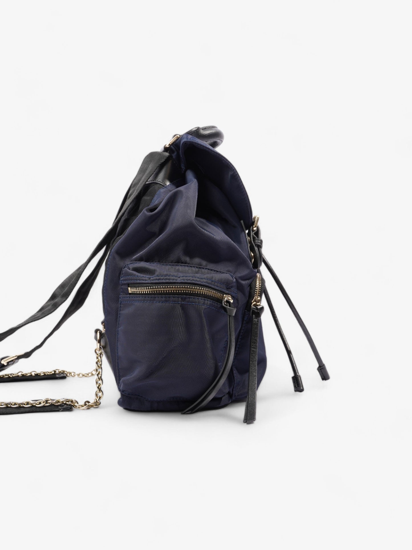 Burberry The Rucksack Navy Nylon Large