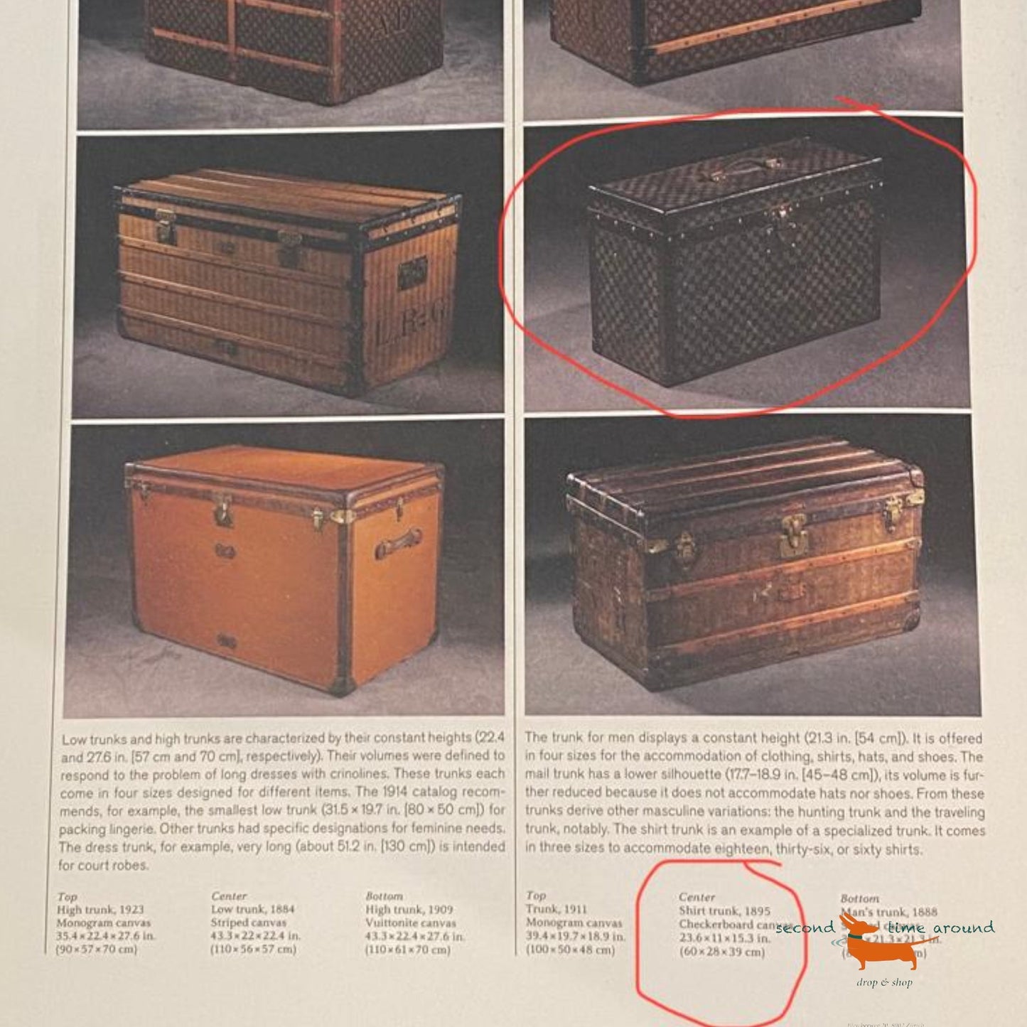 Louis Vuitton Manâ€˜s Shirt Trunk from 1895
