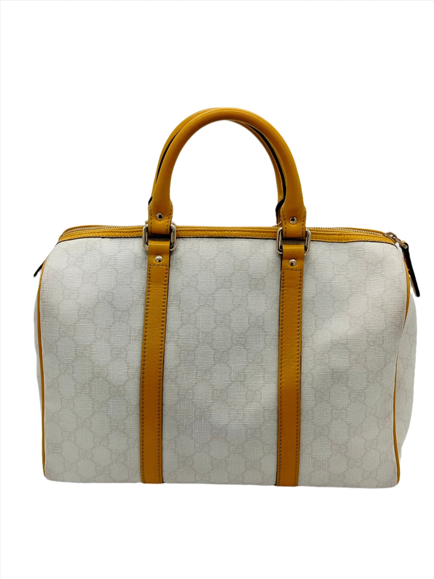 Gucci Ivory Monogram GG Joy Boston Bag Supreme - '00s
