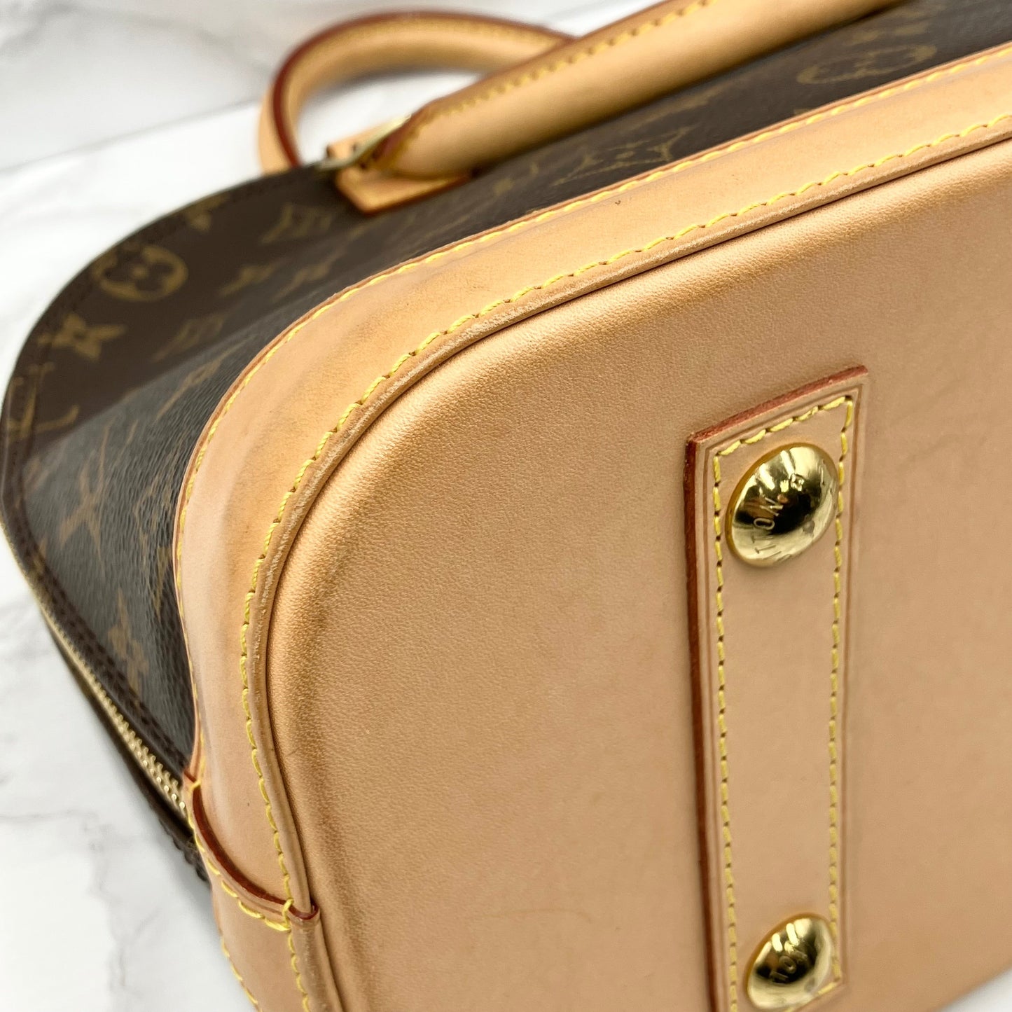 LOUIS VUITTON Monogram Alma PM Handbag