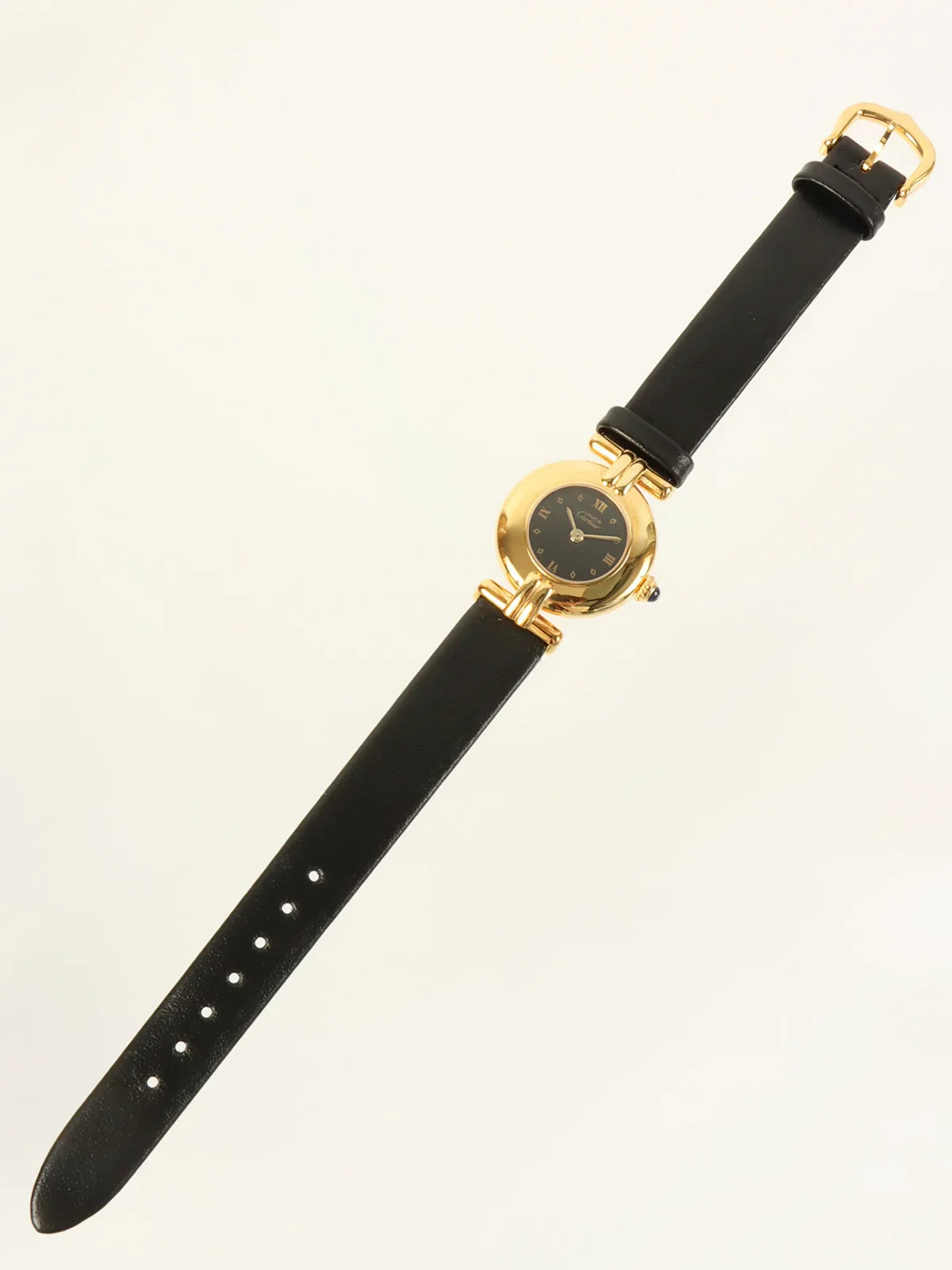 CARTIER 925 Must Colisee Vermeil Black/Gold