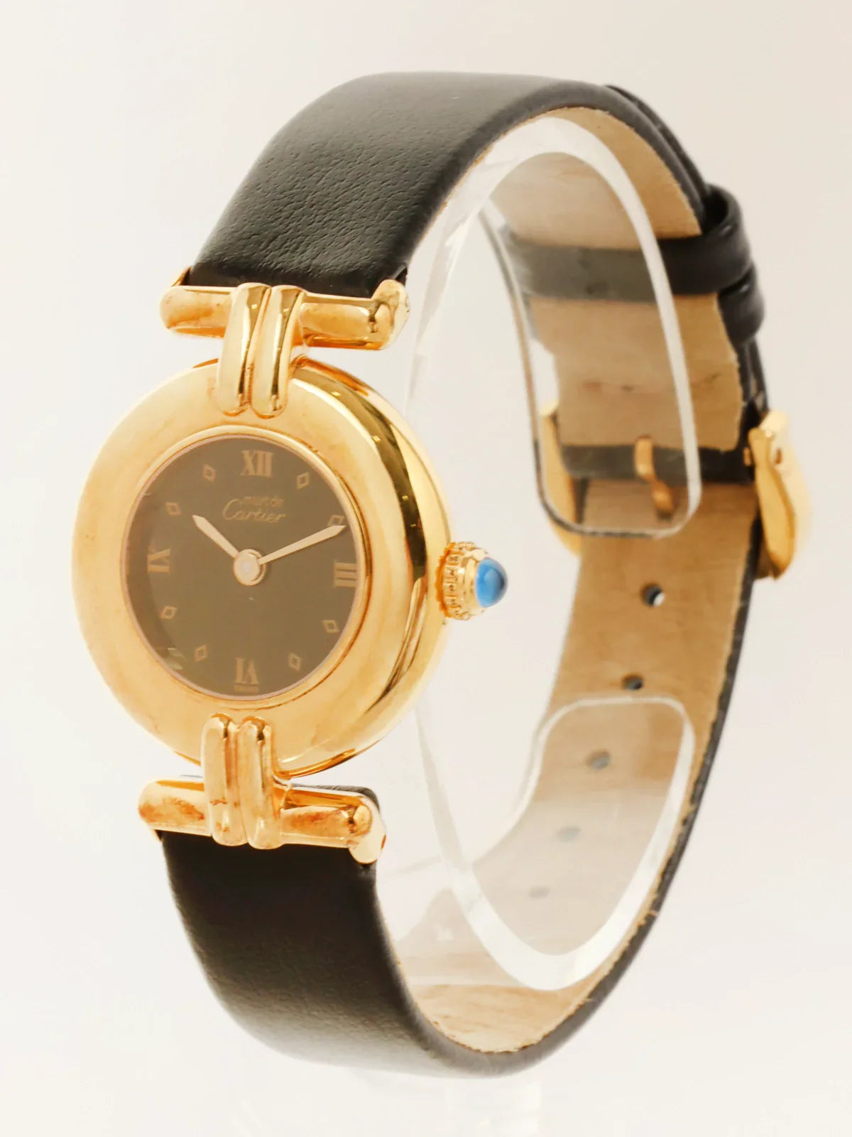 CARTIER 925 Must Colisee Vermeil Black/Gold