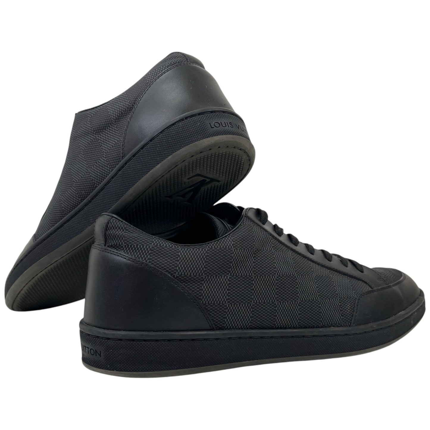 Men's Damier Graphite Low Trainers Black Size EU 41 / UK 7