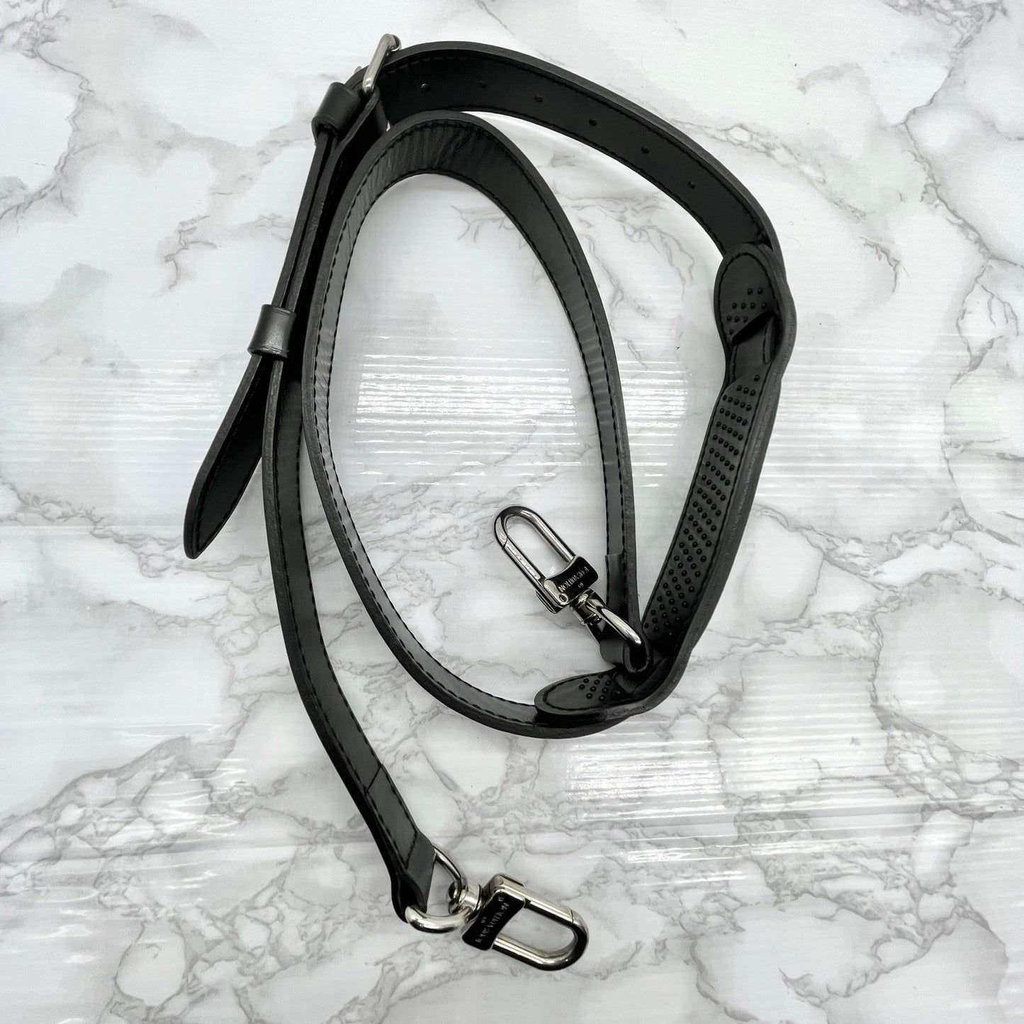 LOUIS VUITTON Graphite Keepall 55 Bandouliere