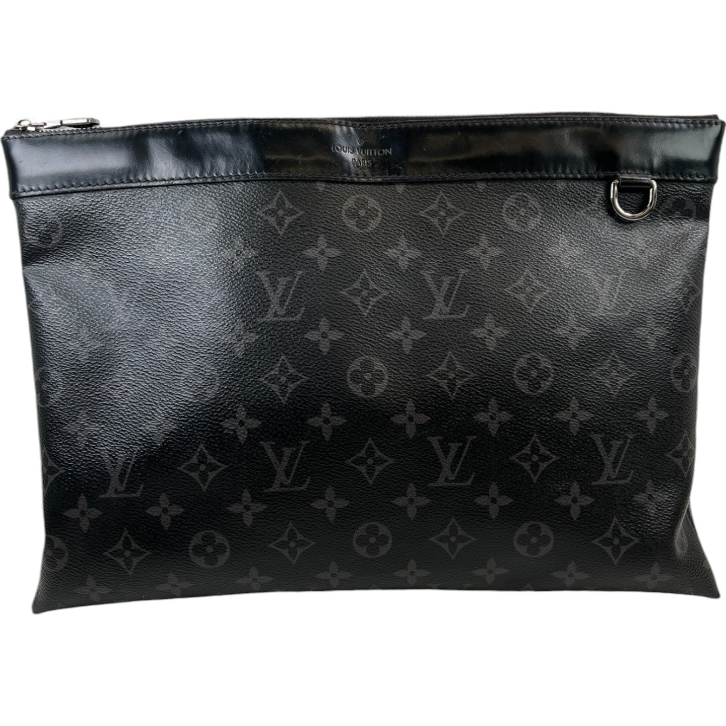 Men's Pochette Discovery Monogram Eclipse Pouch Black