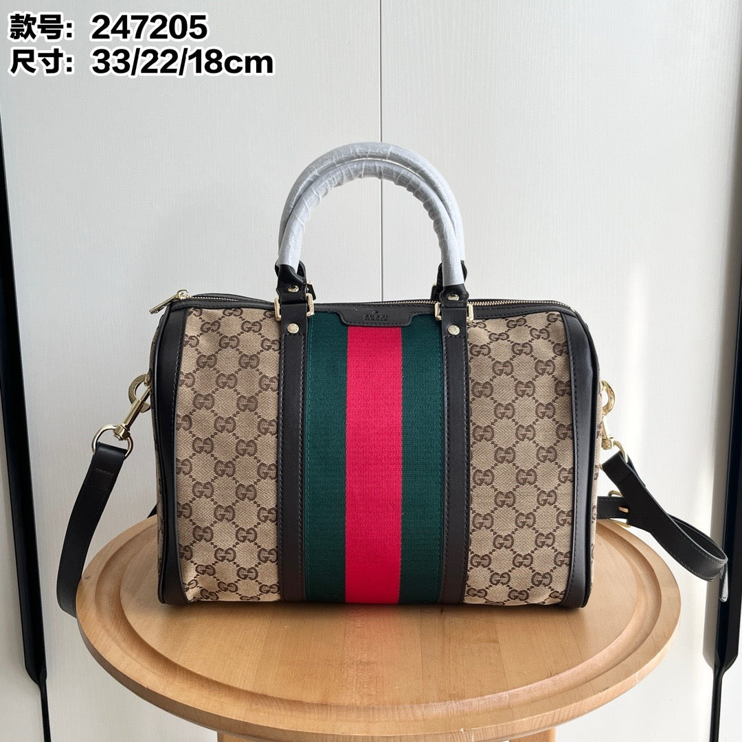 GC671 Ophidia Medium Top Handle Bag / 13x8.6x7.1inch