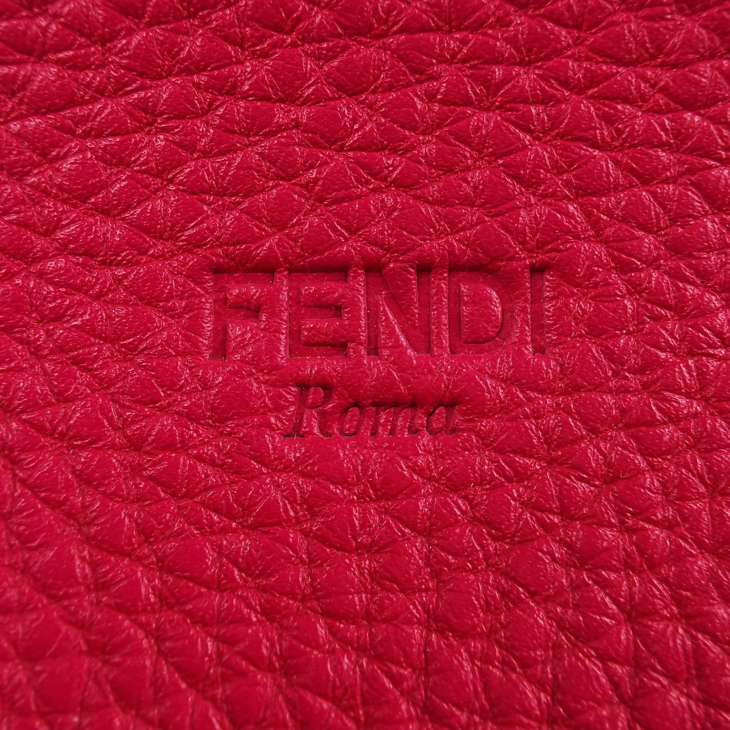 Fendi Selleria Handbag Pink Leather