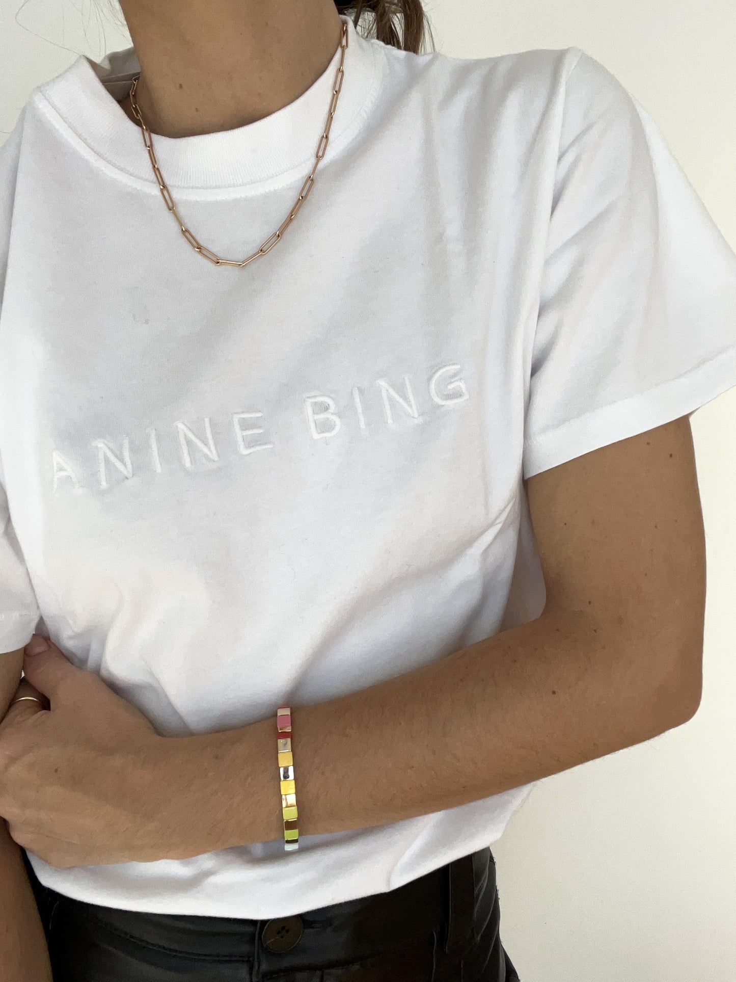 second season LILI TEE - TONAL WHITE - SIZE XS