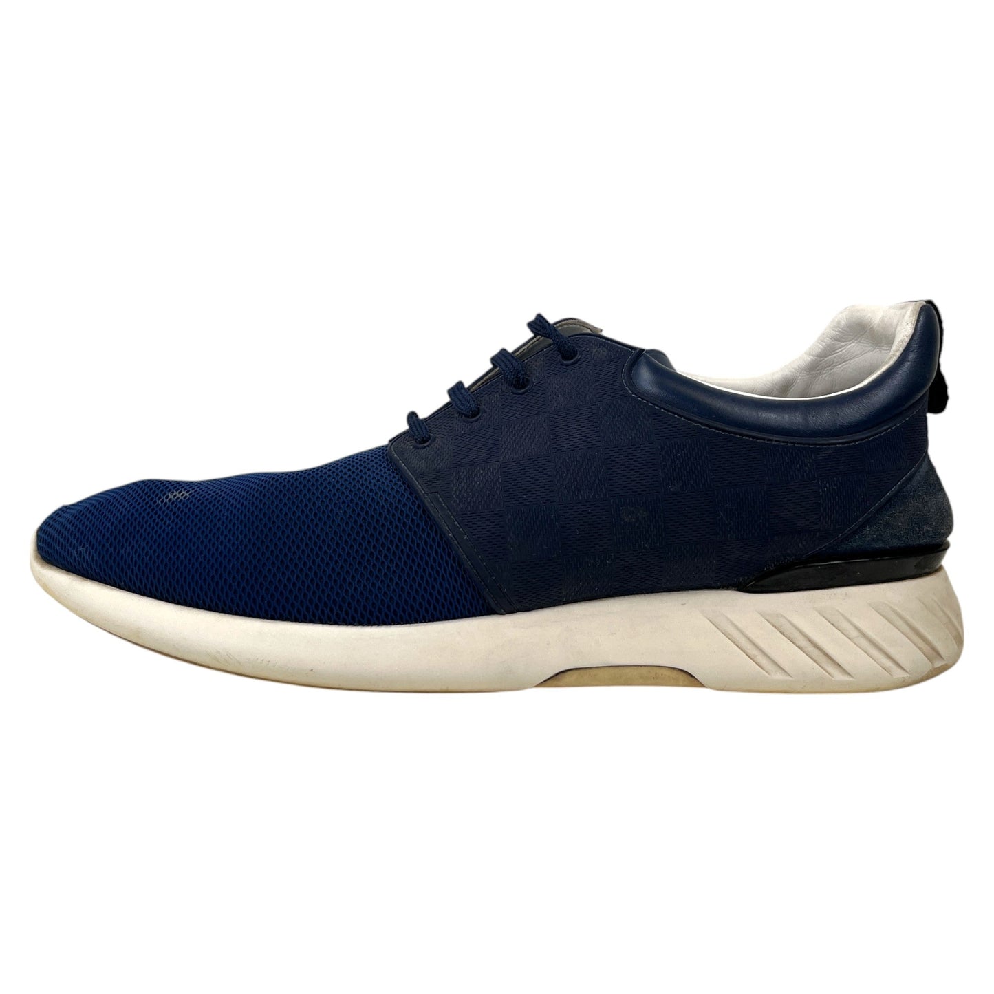 Men's Damier Runners Low Trainers Blue Size EU 45 / UK 11