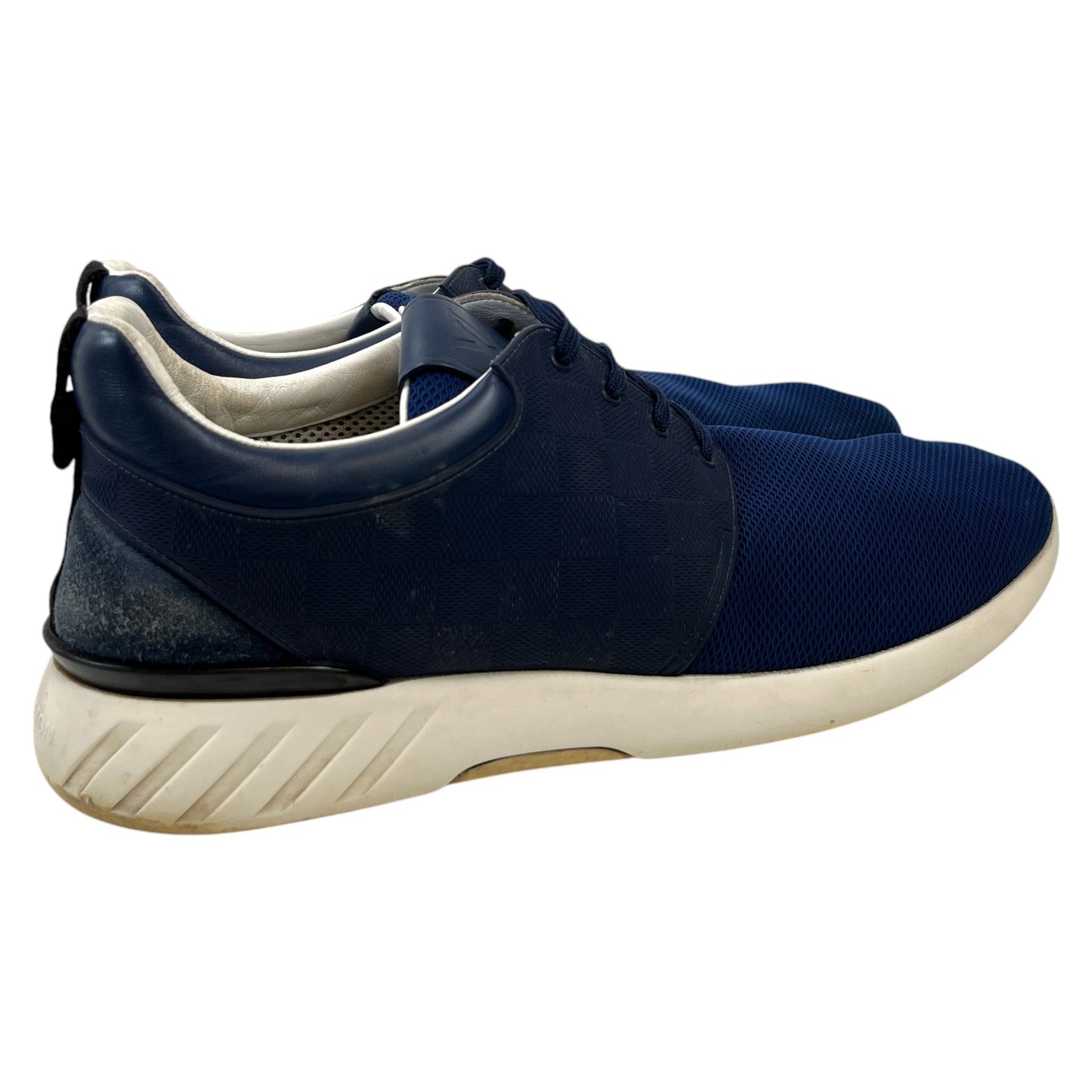 Men's Damier Runners Low Trainers Blue Size EU 45 / UK 11