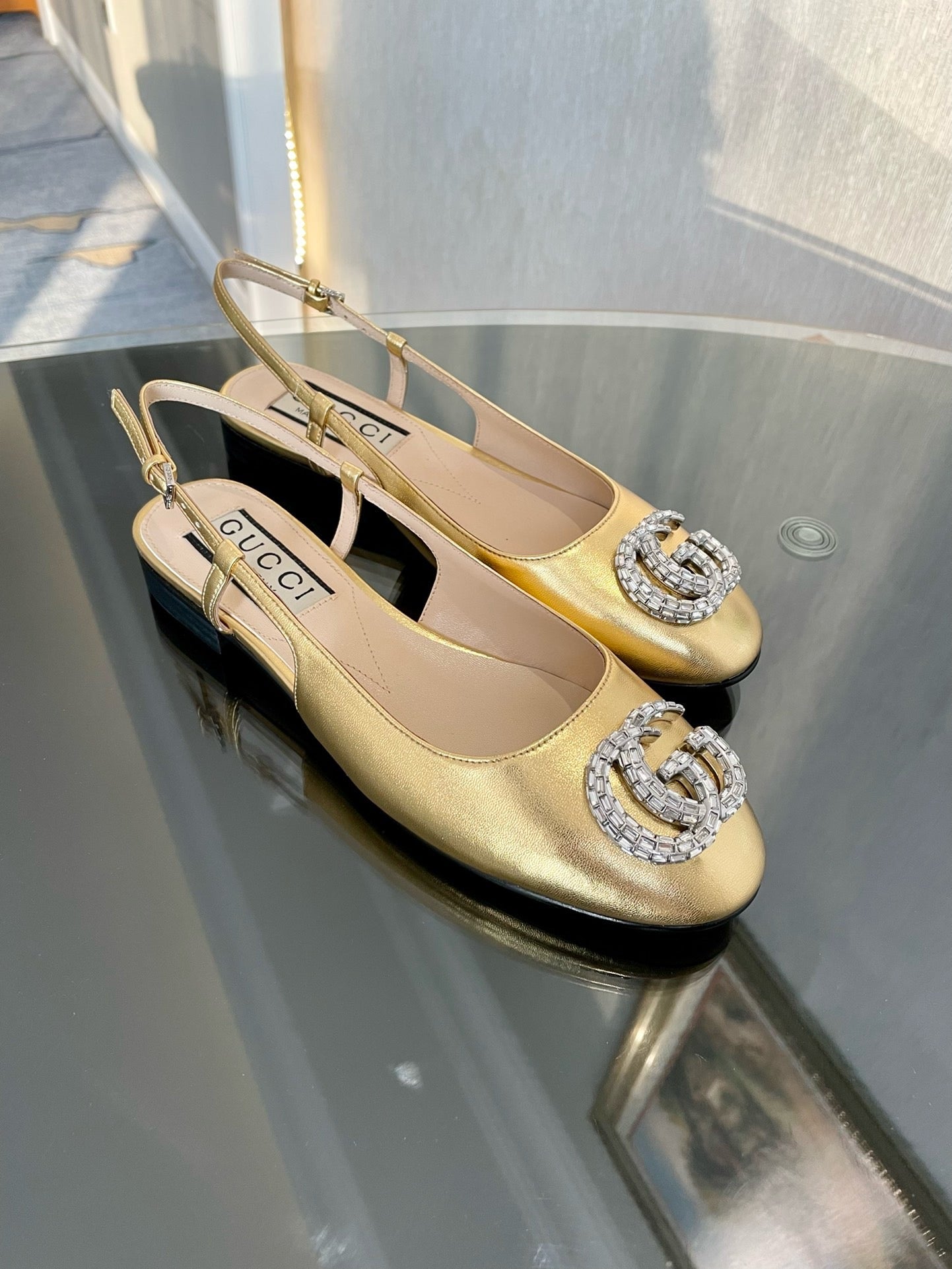 SE1268 Women's ballerina with Double G / Size5-11