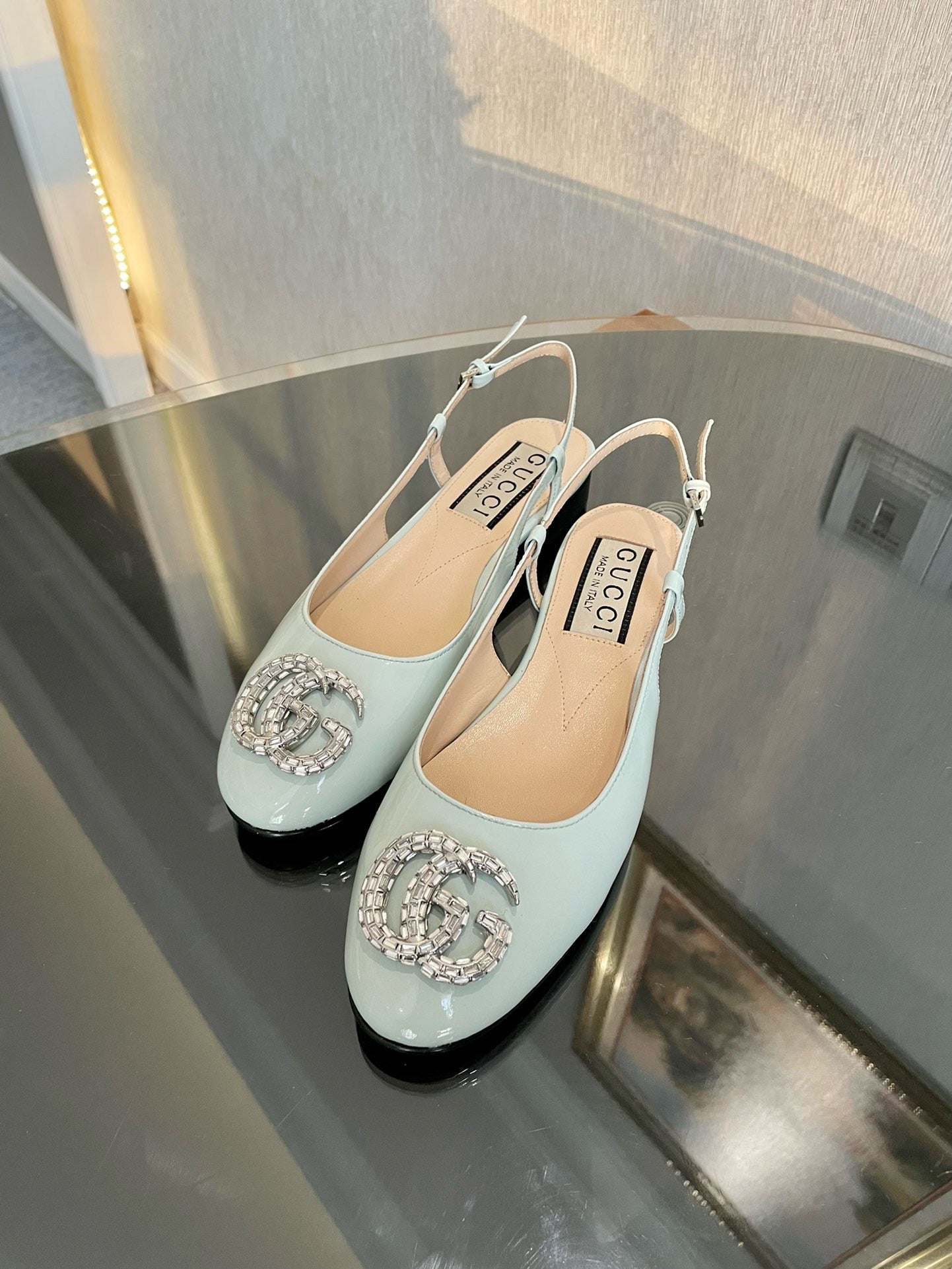 SE1267 Women's ballerina with Double G / Size5-11